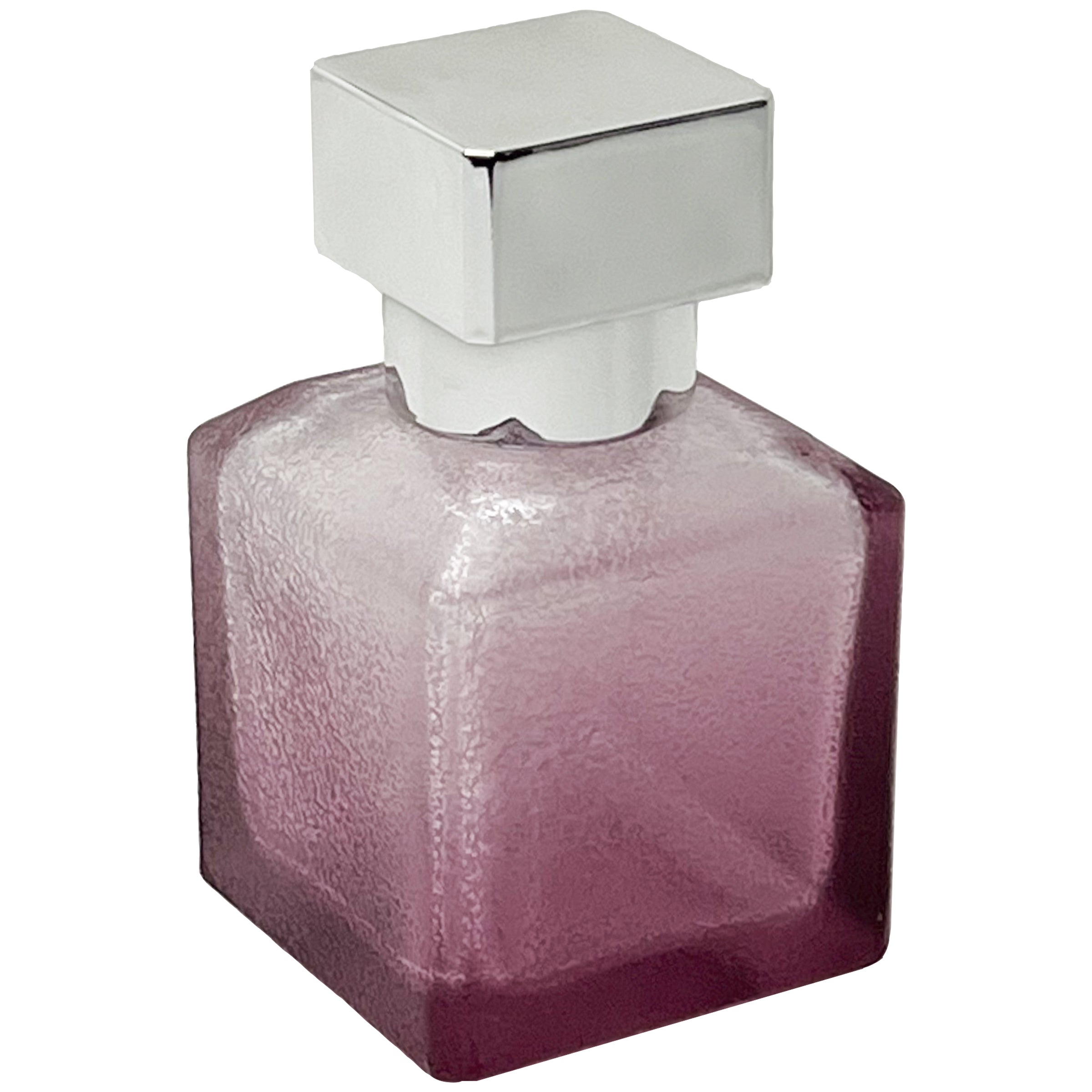 50ml 1.7oz 6 colors gradient cube textured glass perfume spray bottles