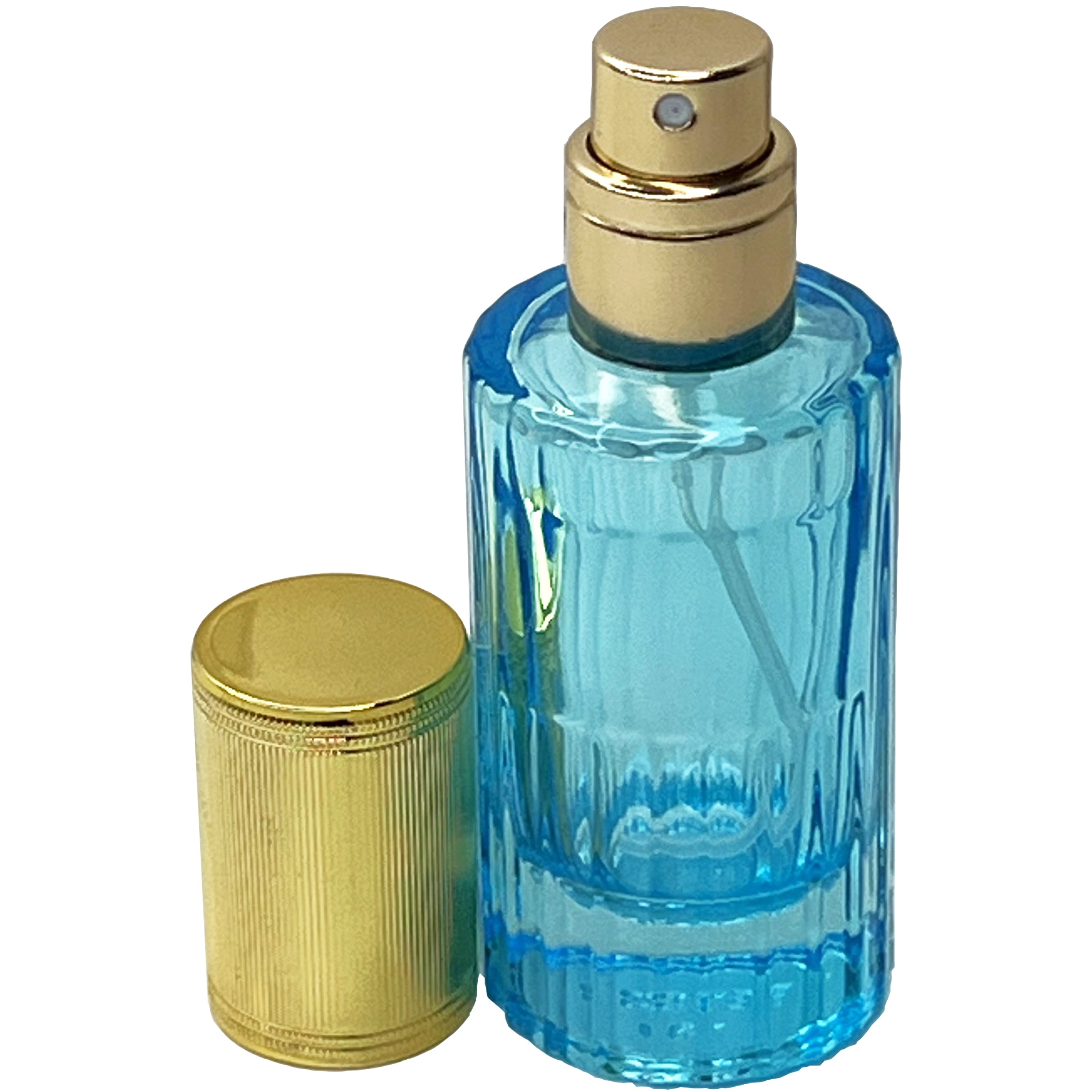 20ml 0.67oz 6 colors glass cylinder perfume spray bottles