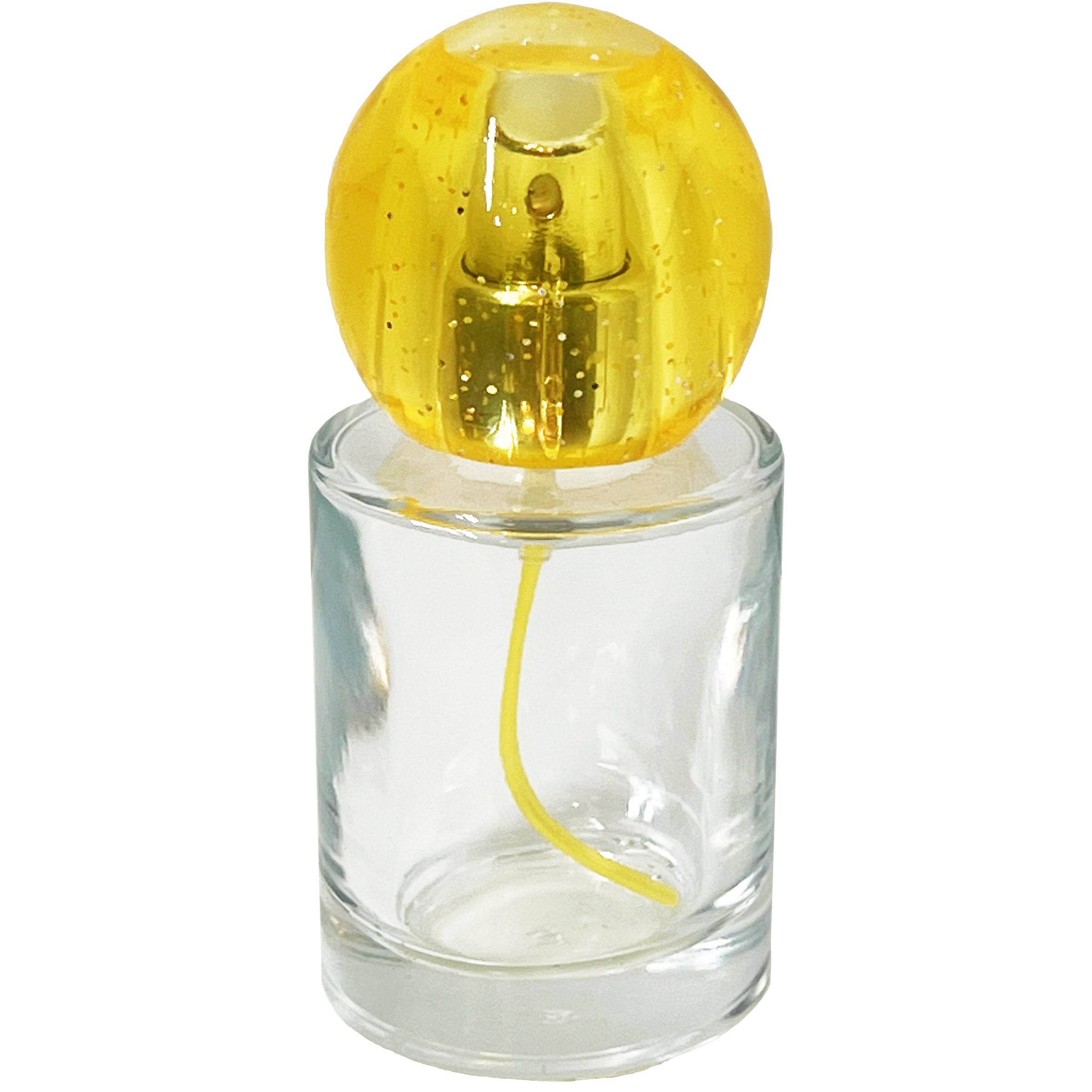 30ml 1oz cylinder colored sphere lids glass spray bottles