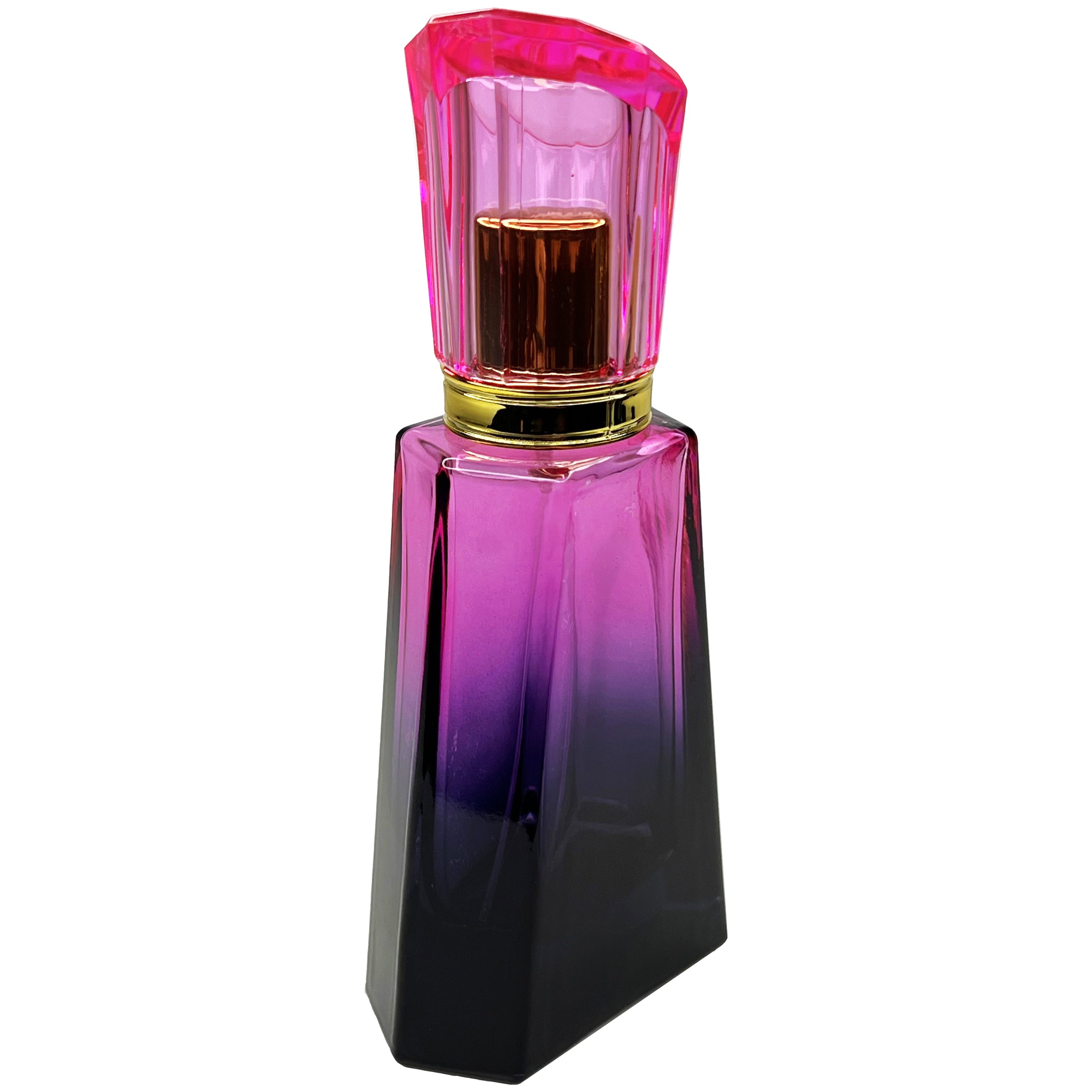 50ml 1.7oz 6 colors burj gradient black glass perfume bottles