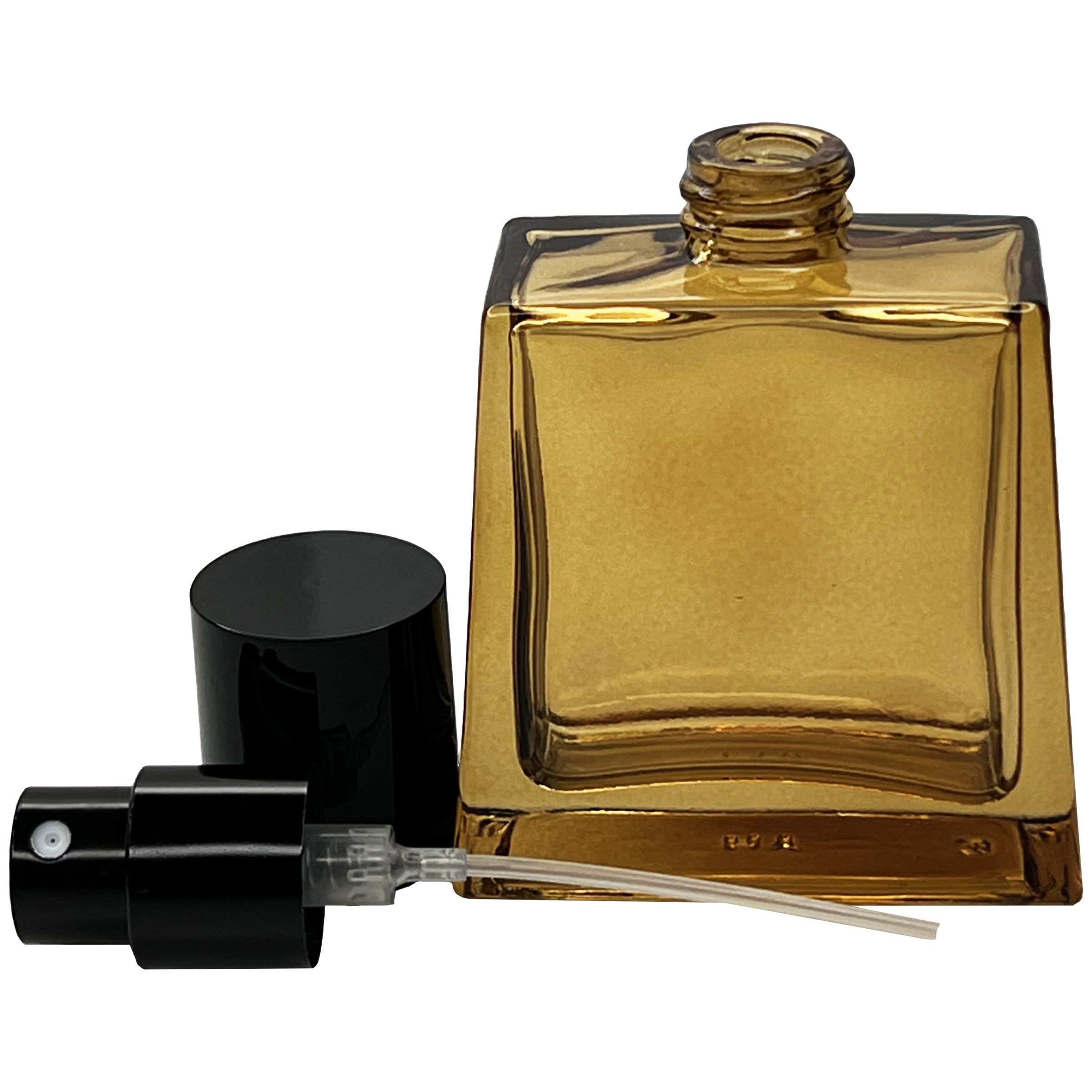 30ml 1oz colored glass trapezoid perfume spray bottles