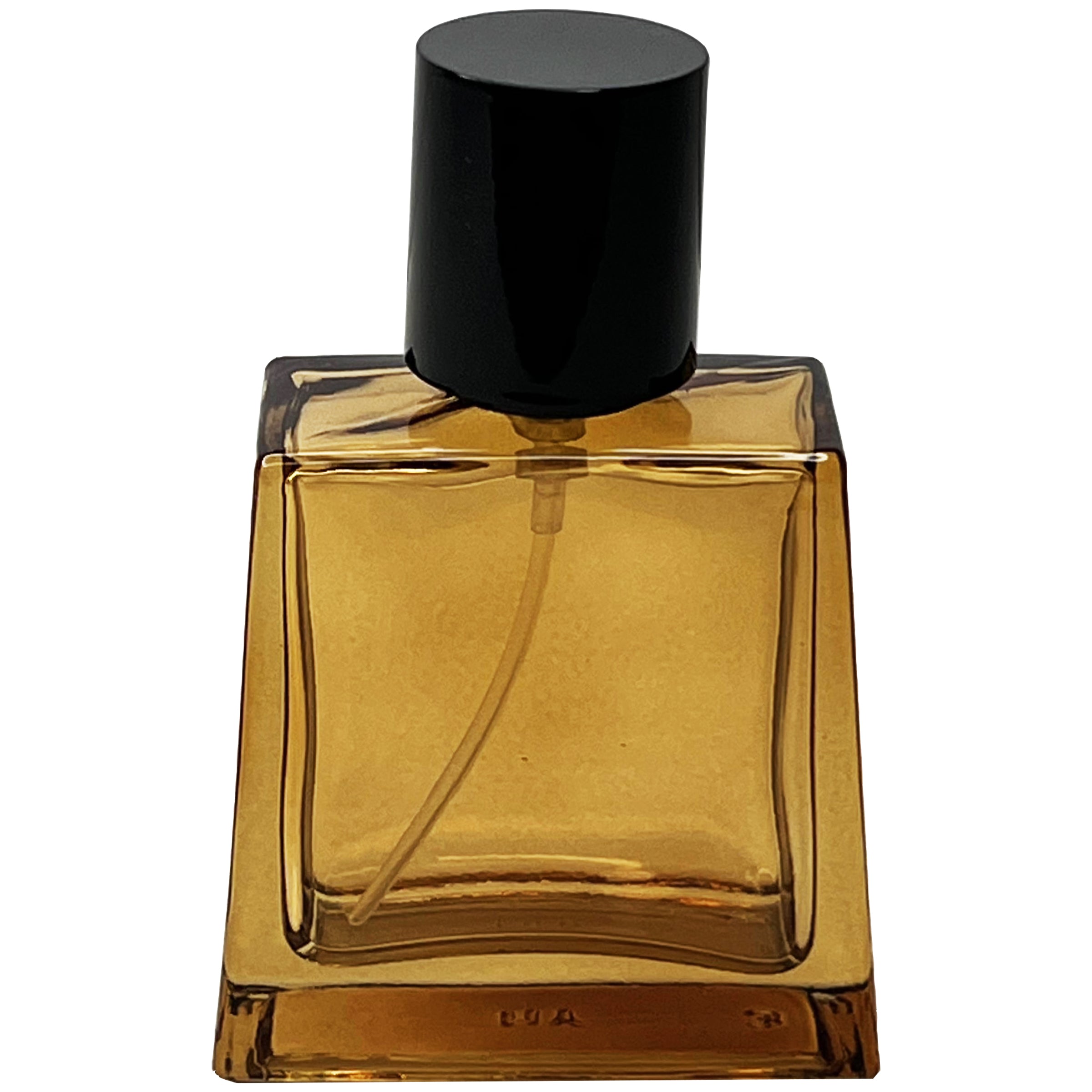 30ml 1oz colored glass trapezoid perfume spray bottles