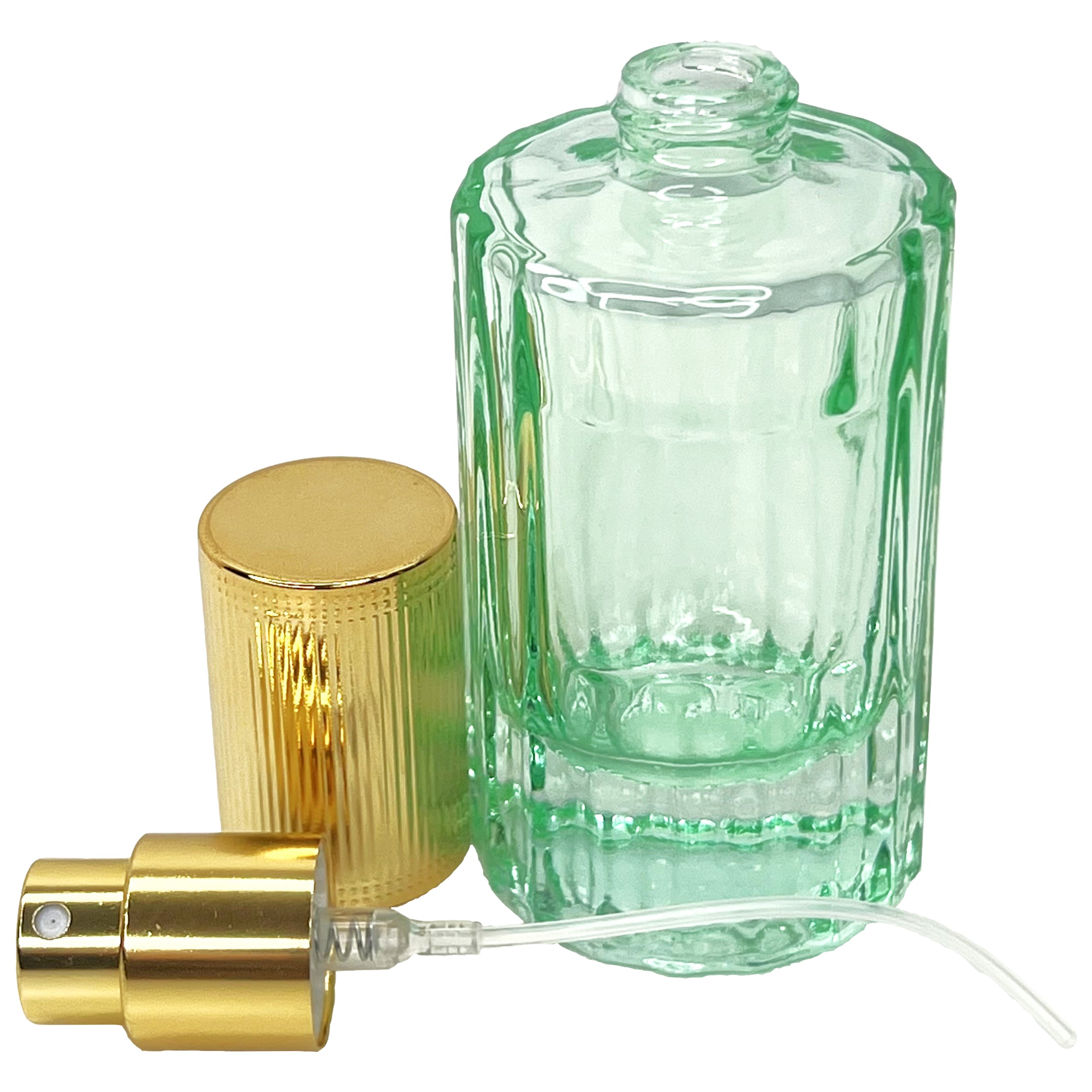 30ml 1oz colored glass cylinder perfume spray bottles