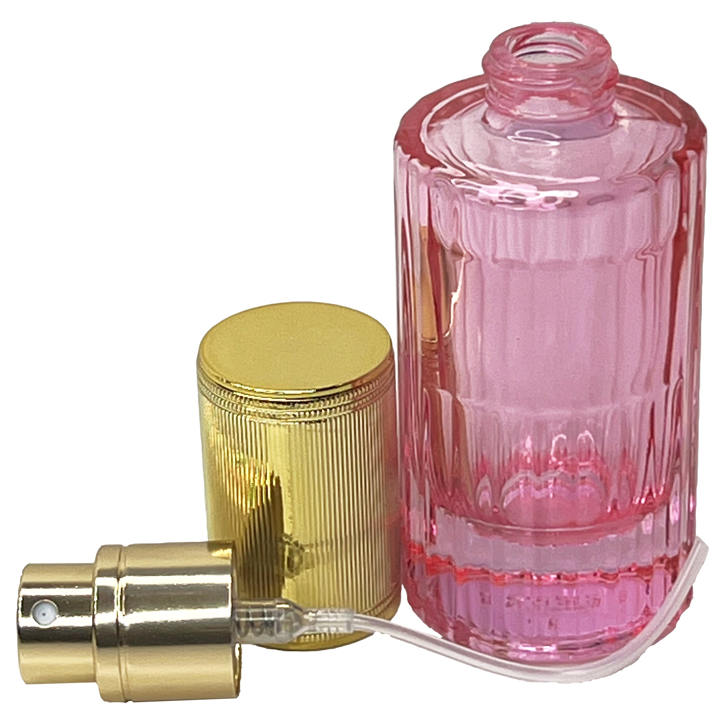 20ml 0.67oz 6 colors glass cylinder perfume spray bottles