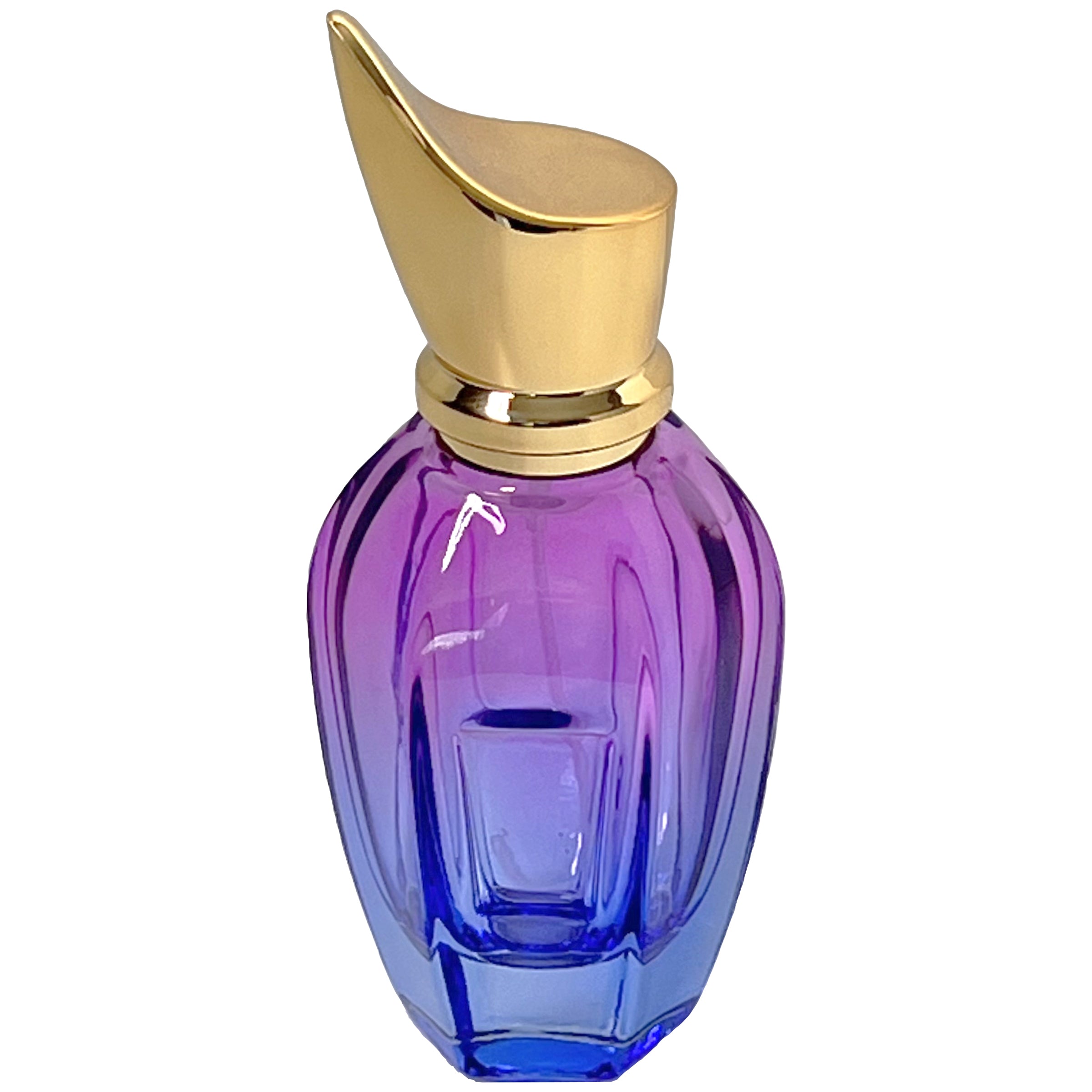 50ml 1.7oz bicolor gradient vase glass perfume spray bottles