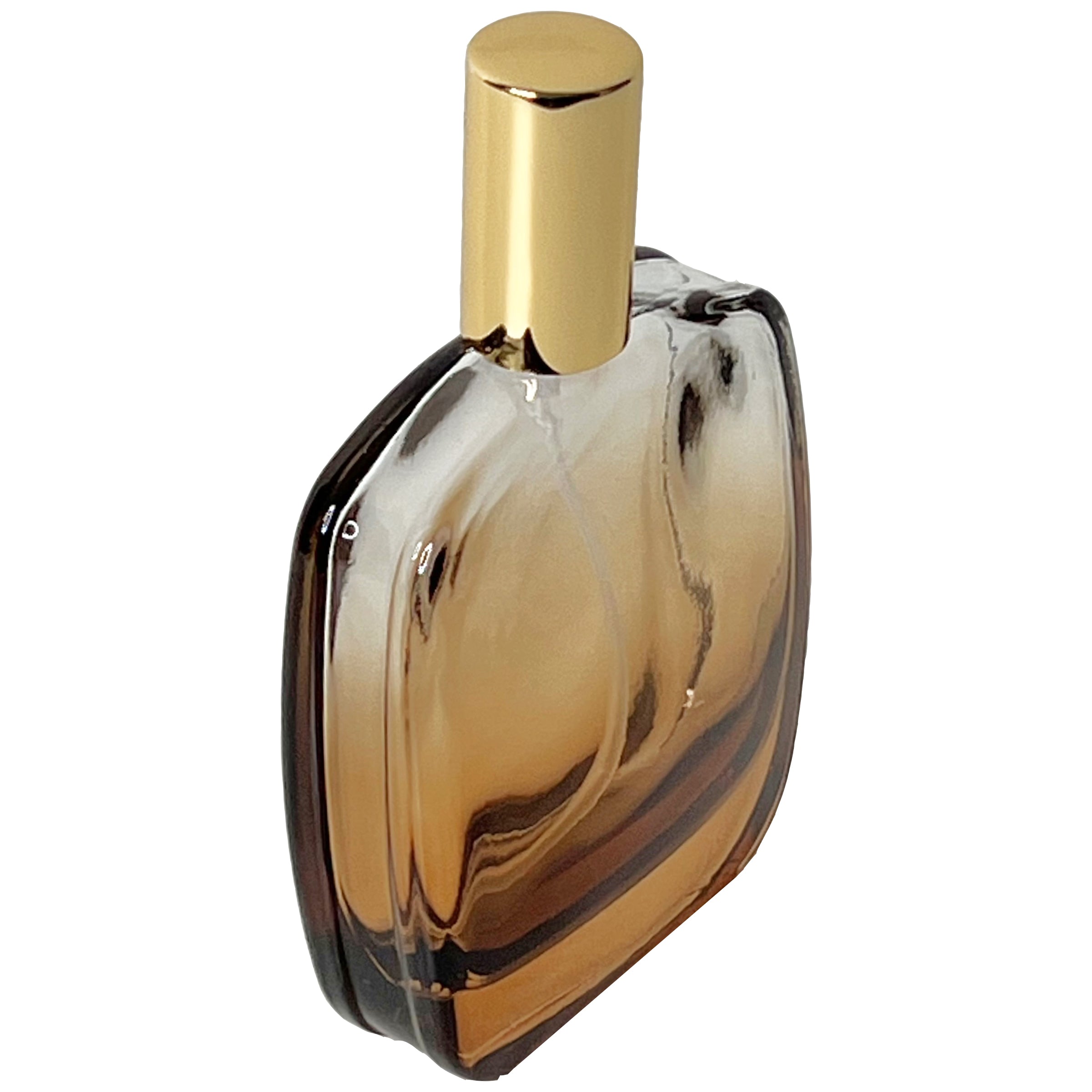 50ml 1.7oz Amber gradient thick glass perfume spray bottles