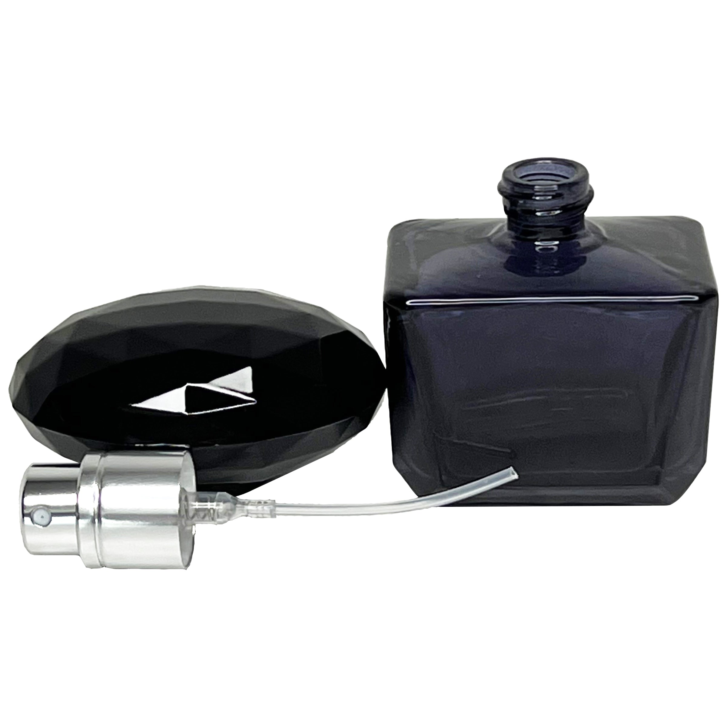 30ml 1oz 3 colors glass gemstone lids perfume spray bottles