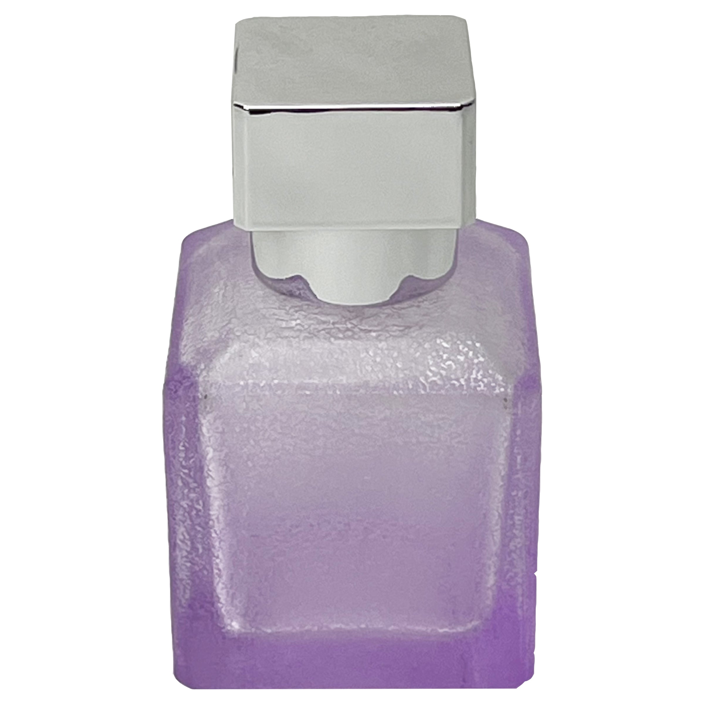 50ml 1.7oz 6 colors gradient cube textured glass perfume spray bottles