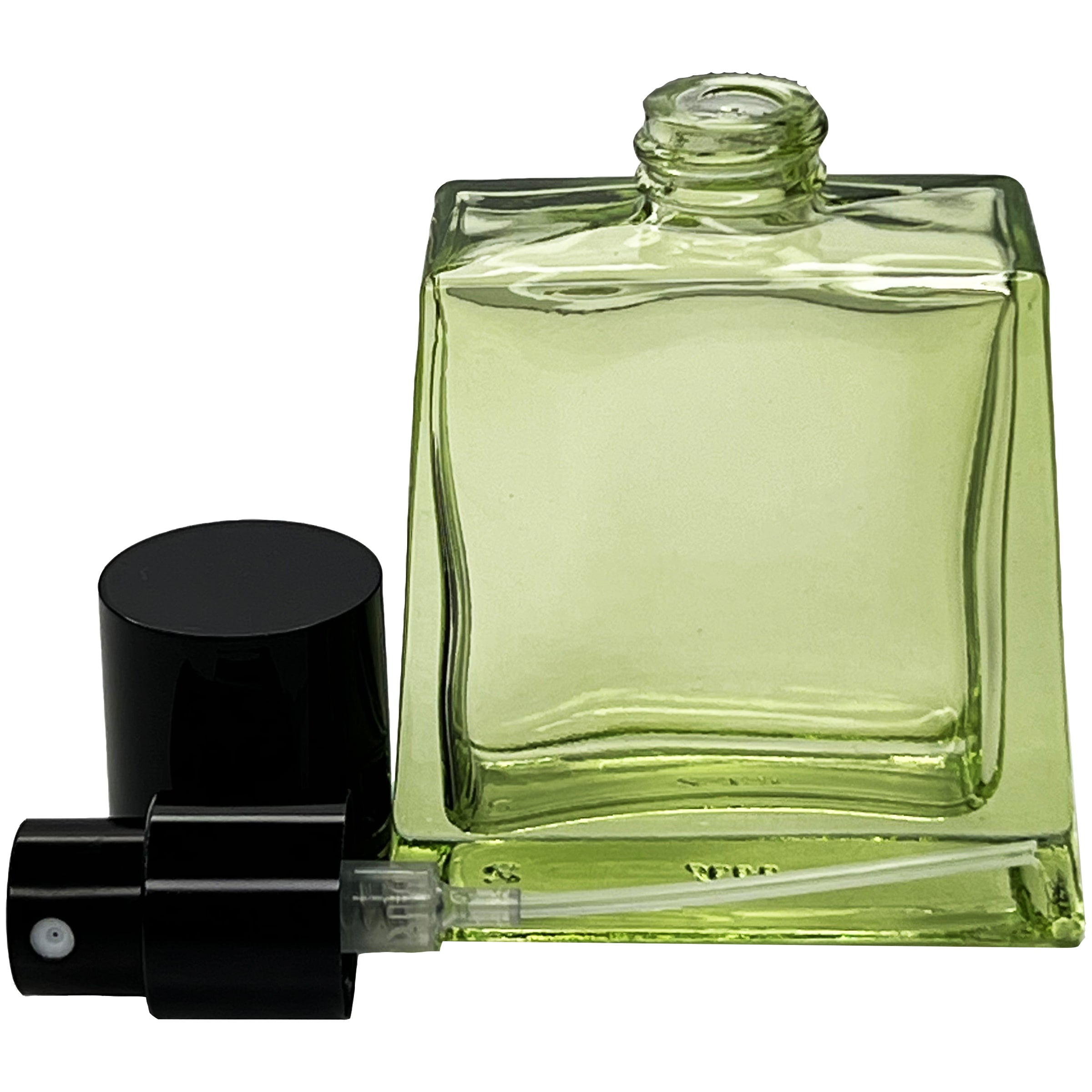 30ml 1oz colored glass trapezoid perfume spray bottles