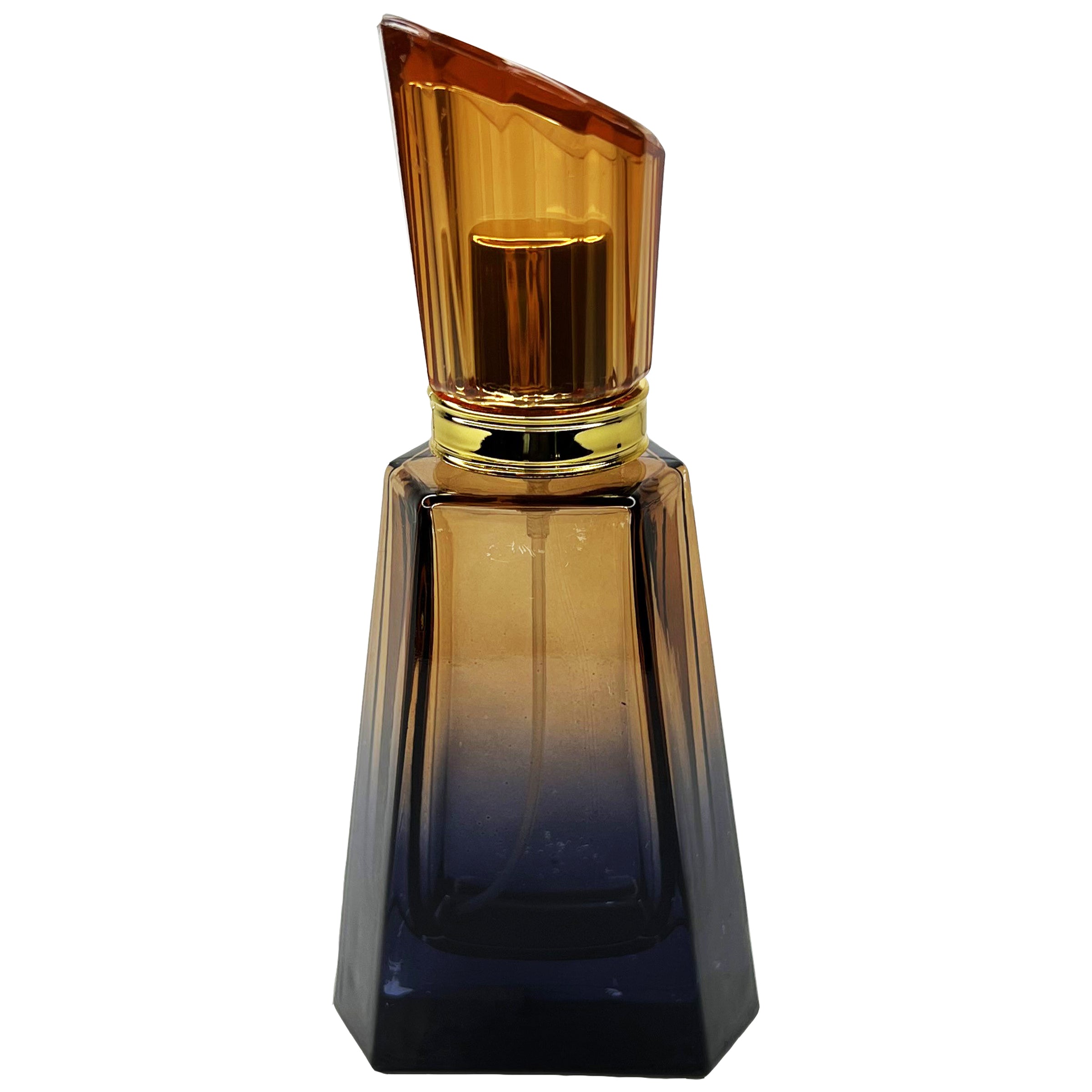 50ml 1.7oz 6 colors burj gradient black glass perfume bottles