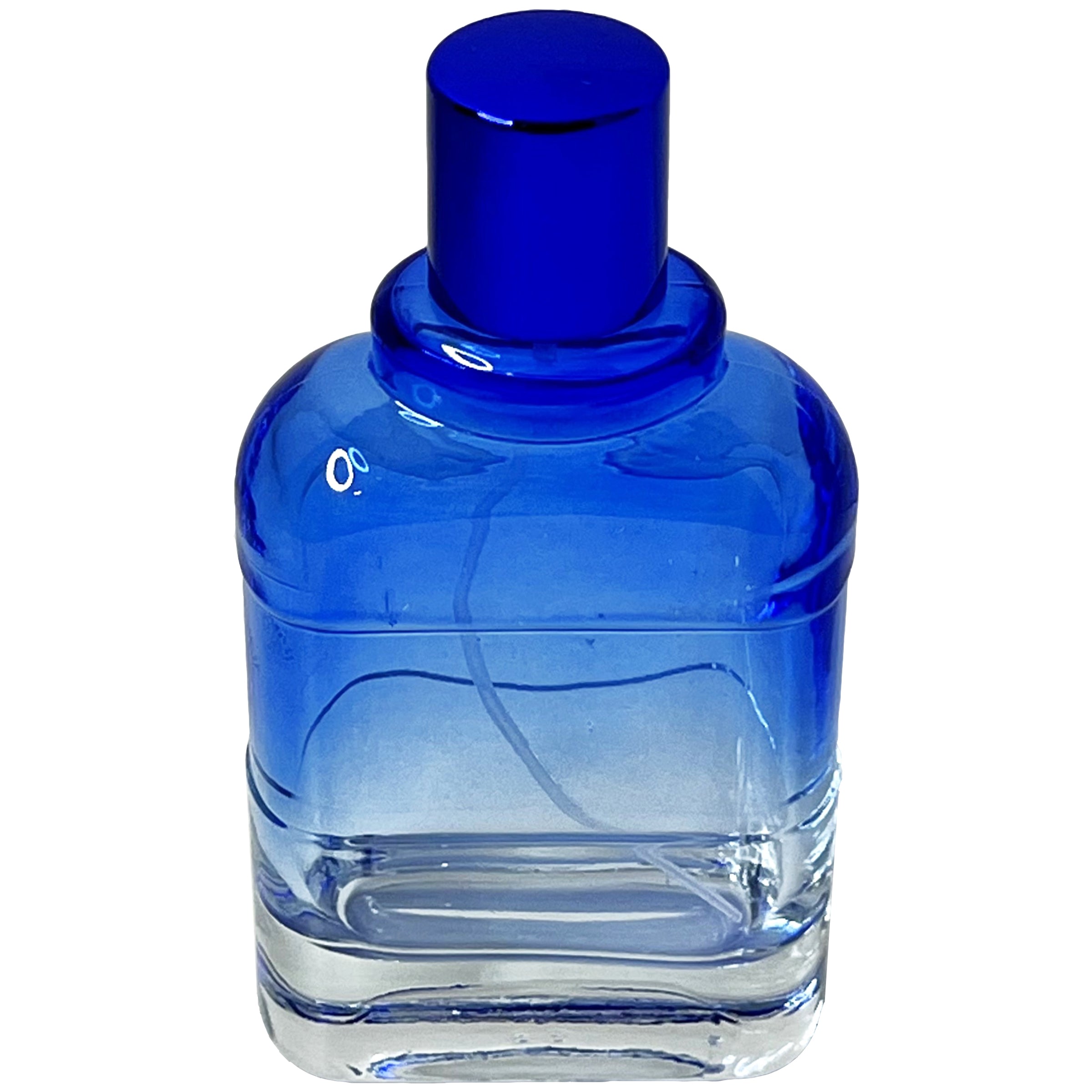100ml 3.4oz clear gradient colored glass spray bottles