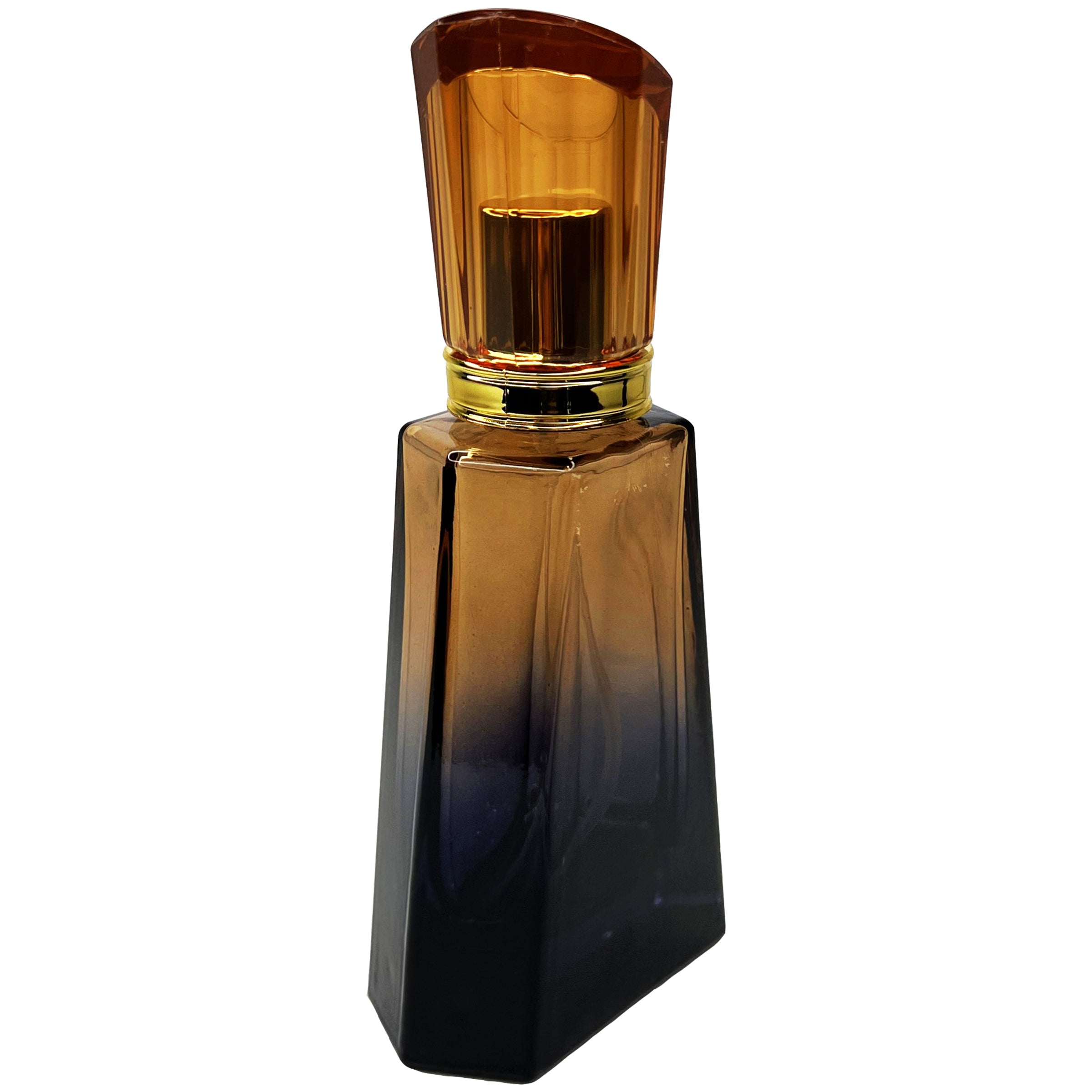 50ml 1.7oz 6 colors burj gradient black glass perfume bottles