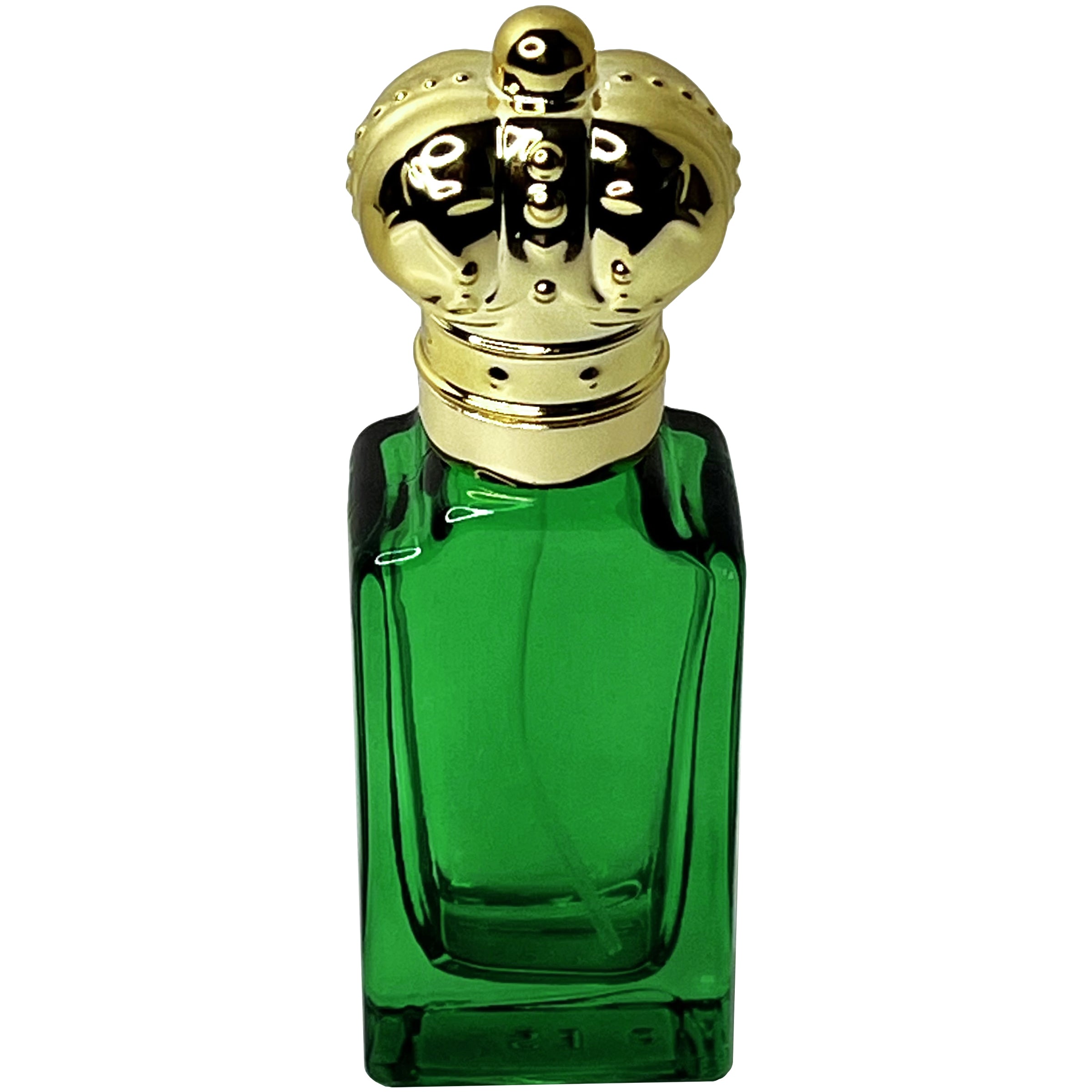 30ml 1oz golden crown lids colored glass perfume spray bottles