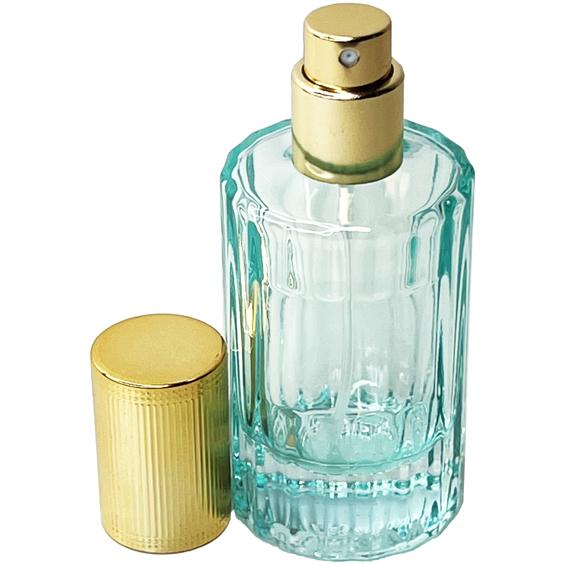 30ml 1oz colored glass cylinder perfume spray bottles