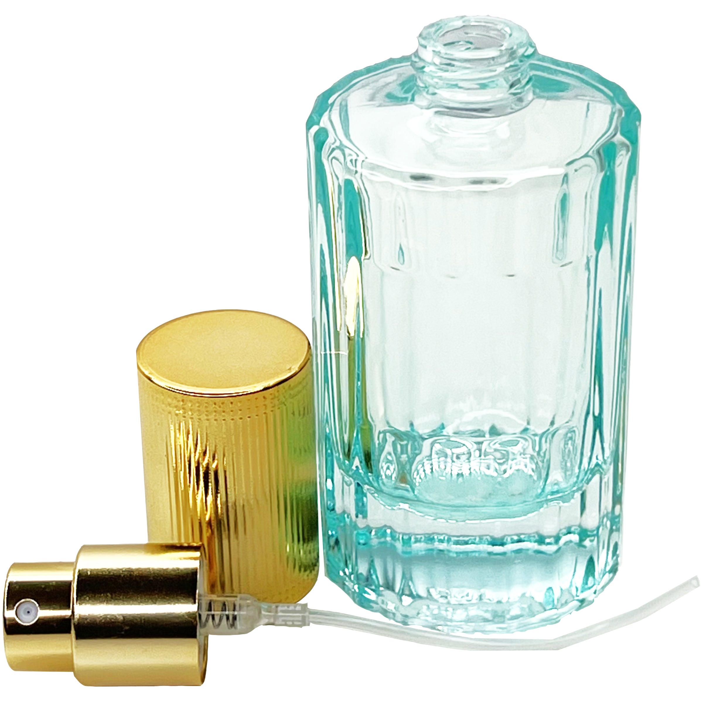 30ml 1oz colored glass cylinder perfume spray bottles