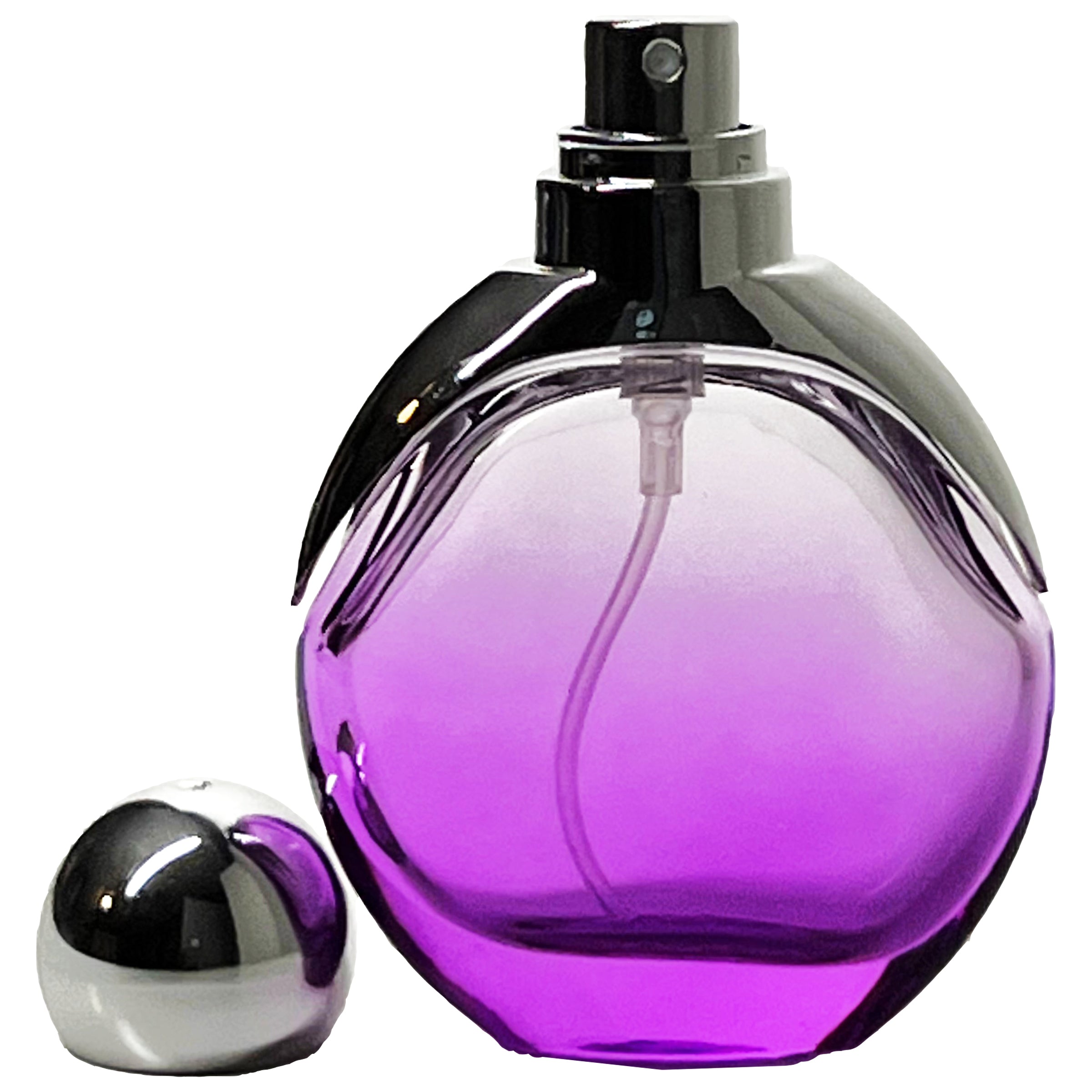 30ml 1oz 6 colors clear gradient glass spray bottles