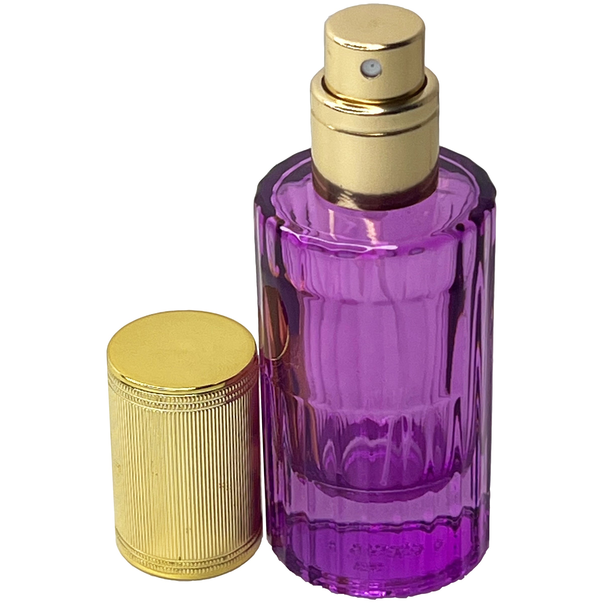 20ml 0.67oz 6 colors glass cylinder perfume spray bottles