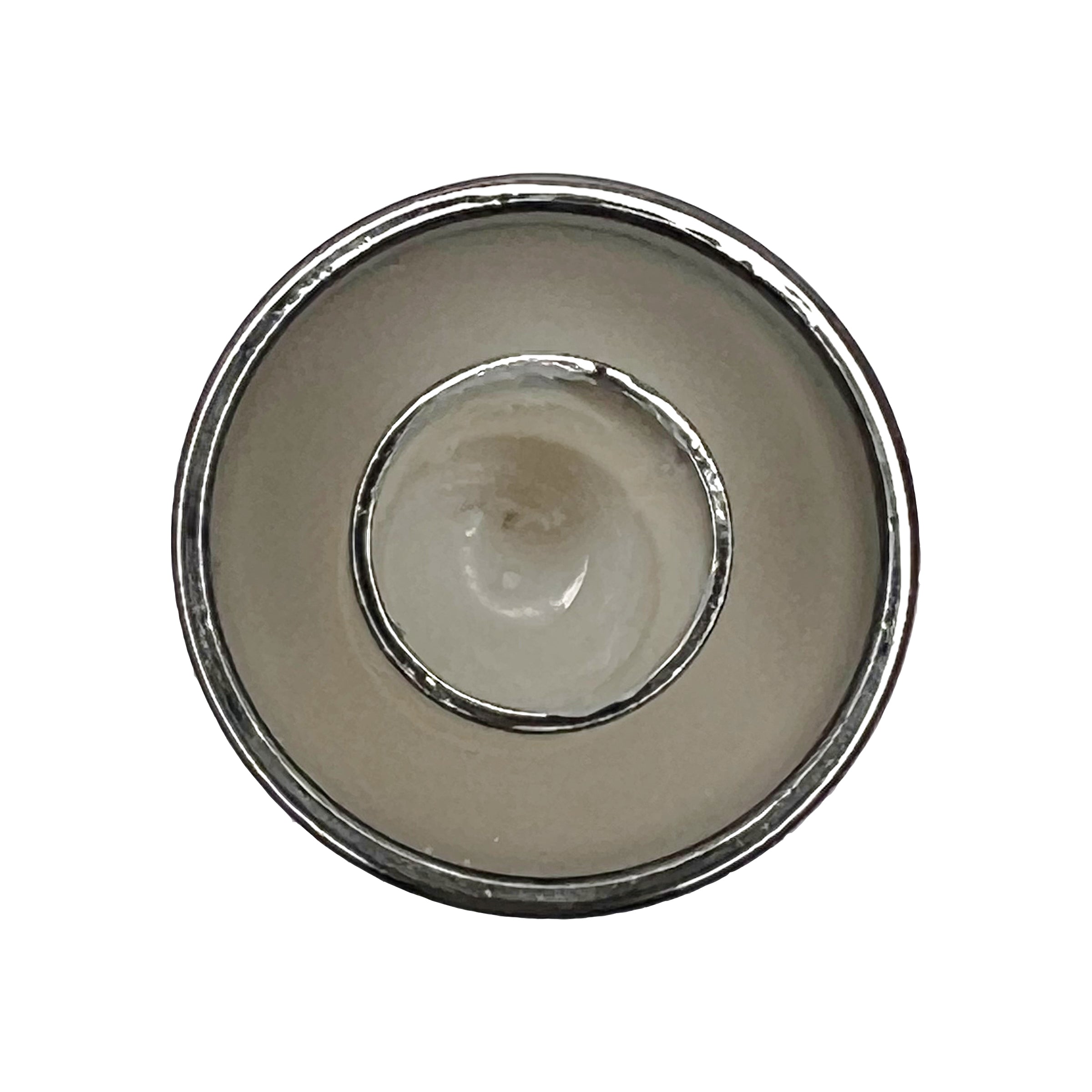 30ml 1oz Round metallic Black Half Cap Thick Glass Spray Bottles