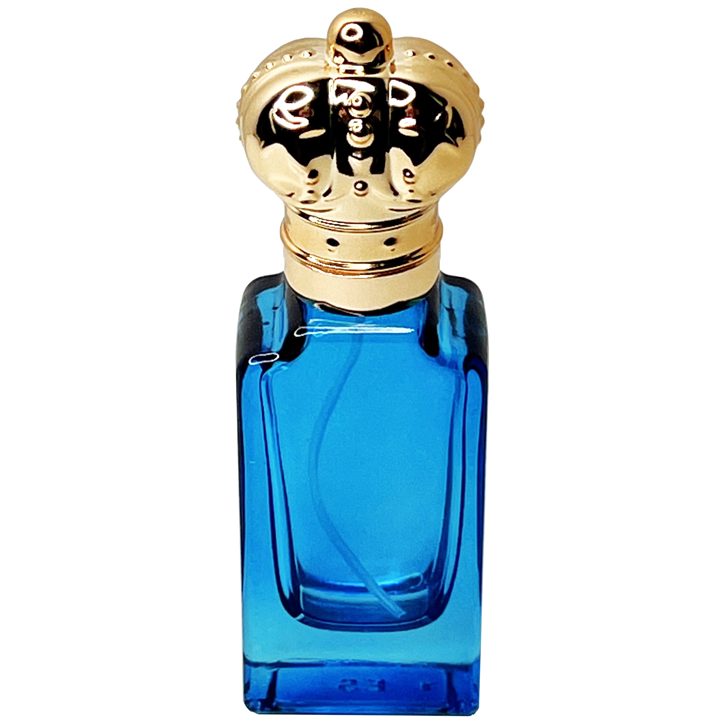 30ml 1oz golden crown lids colored glass perfume spray bottles