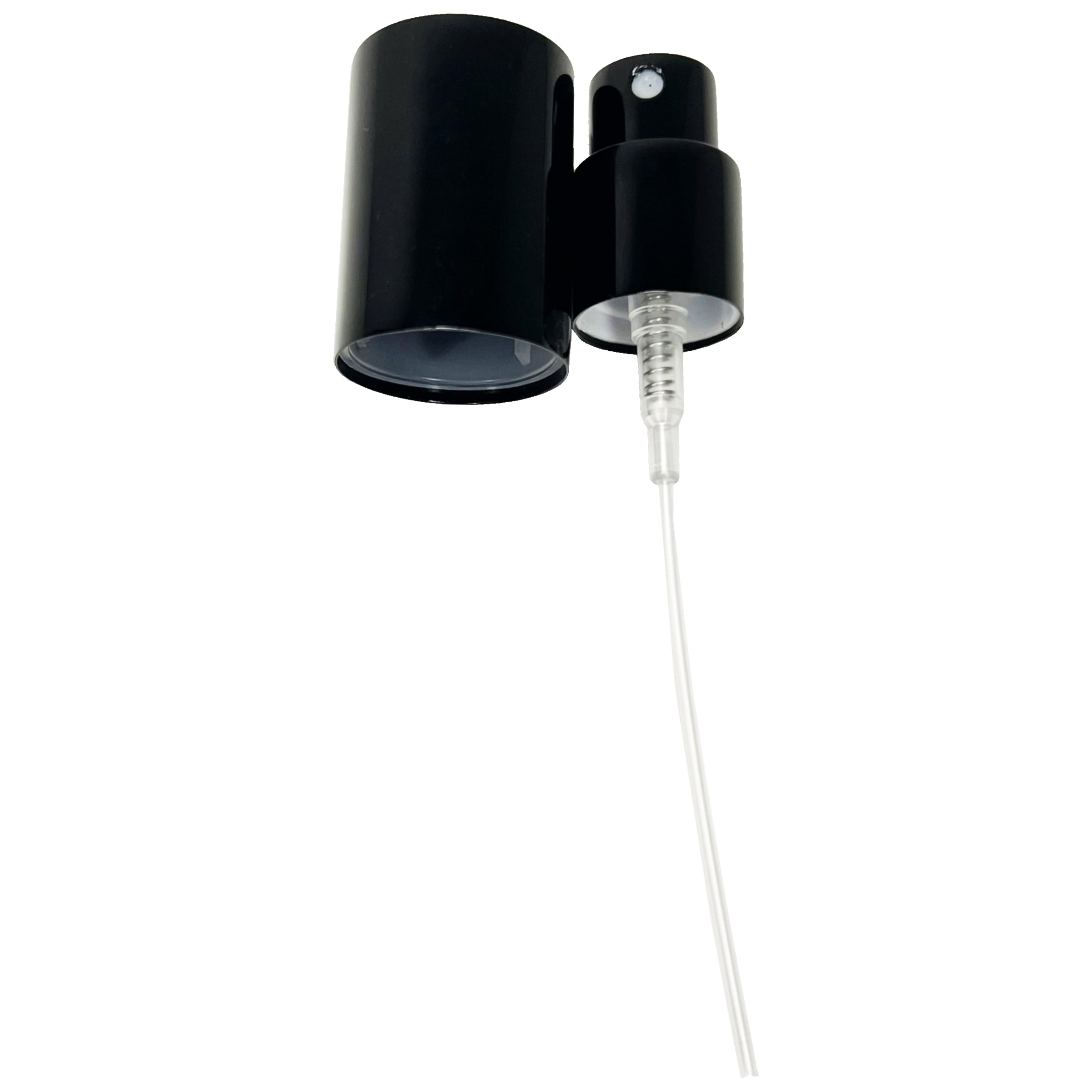 15/410 high quality shiny aluminum fine mist screw on sprayers and lids