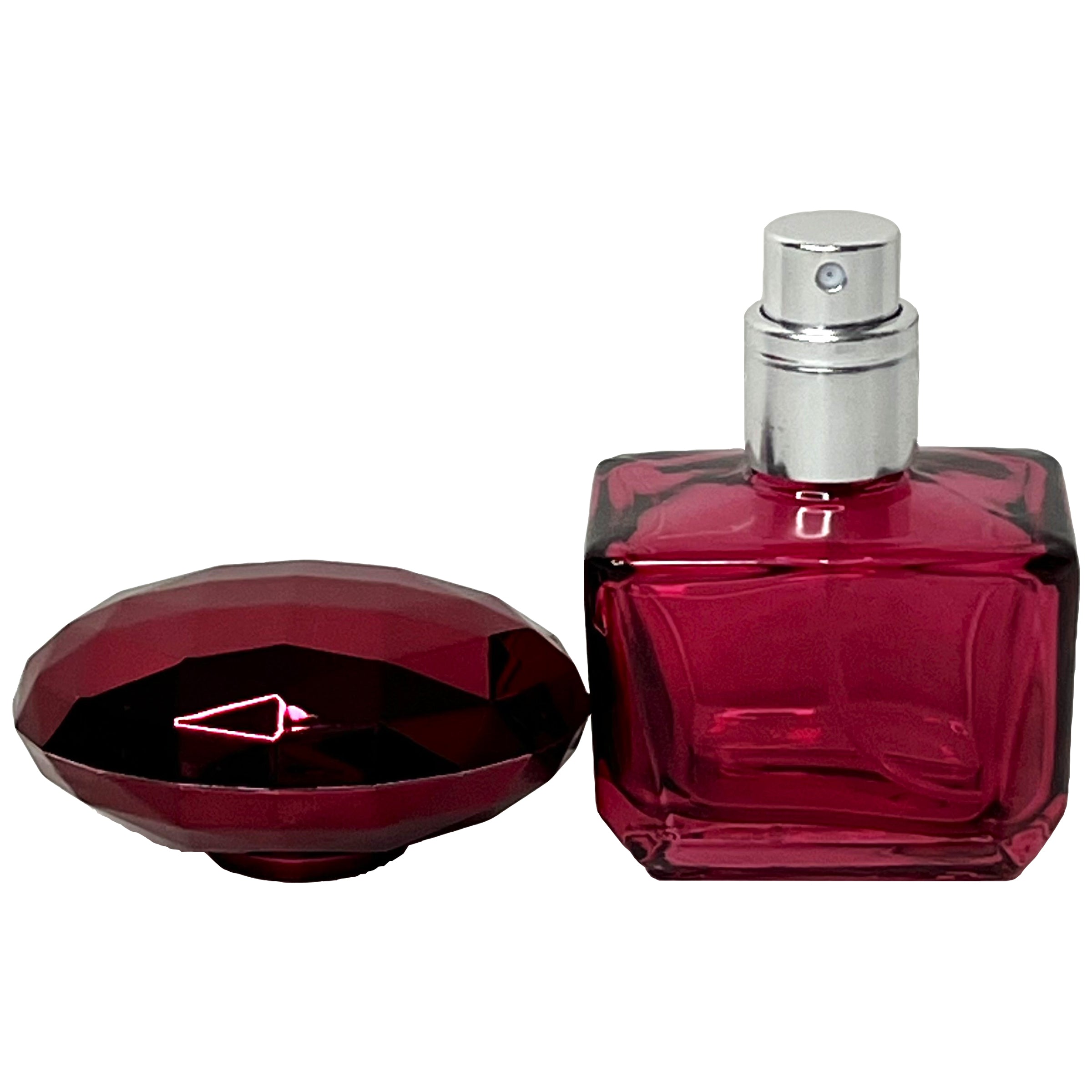 30ml 1oz 3 colors glass gemstone lids perfume spray bottles