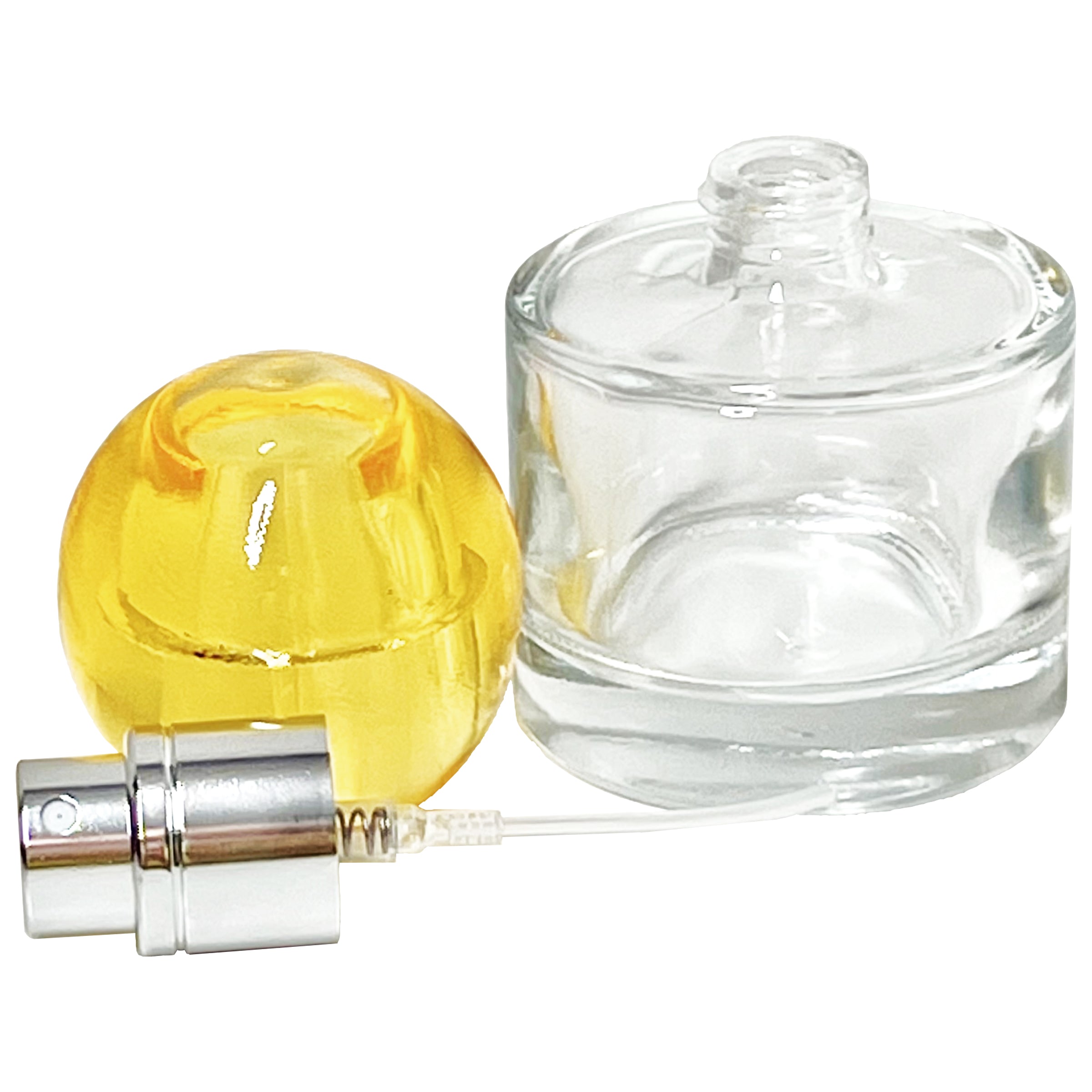 30ml 1oz round sphere cap perfume glass spray bottles