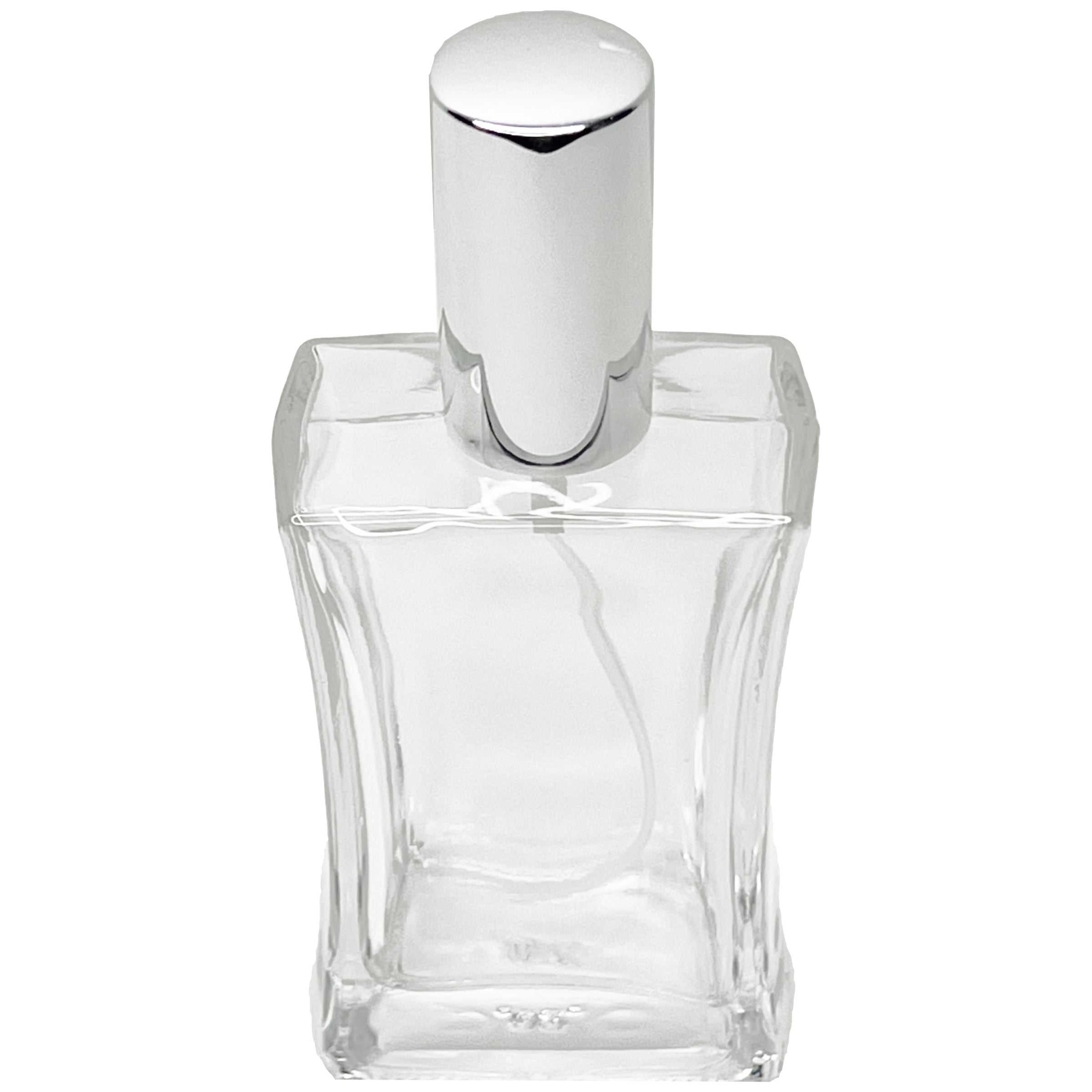 100ml 3.3oz Refillable Hourglass Thick glass perfume spray bottles