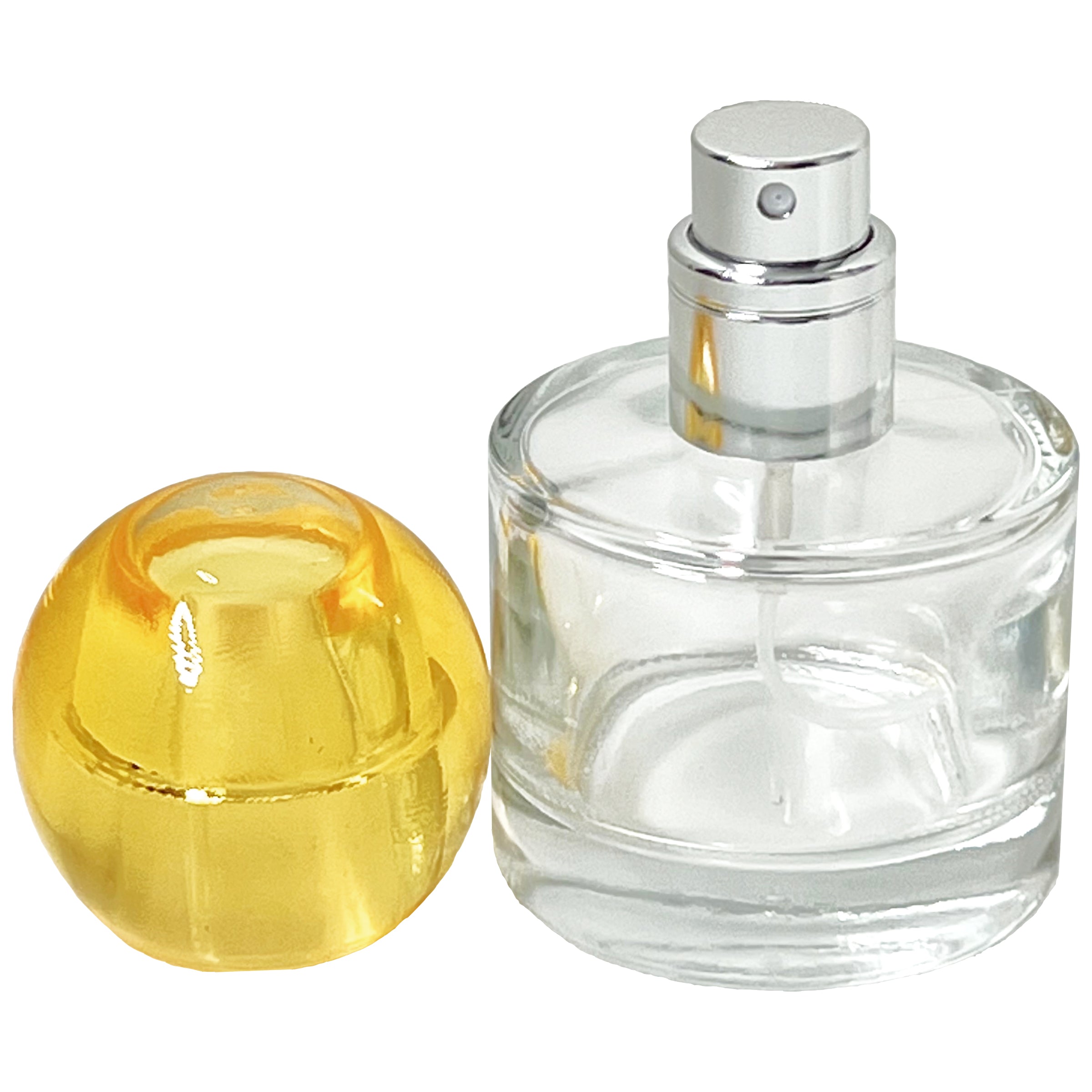 30ml 1oz round sphere cap perfume glass spray bottles