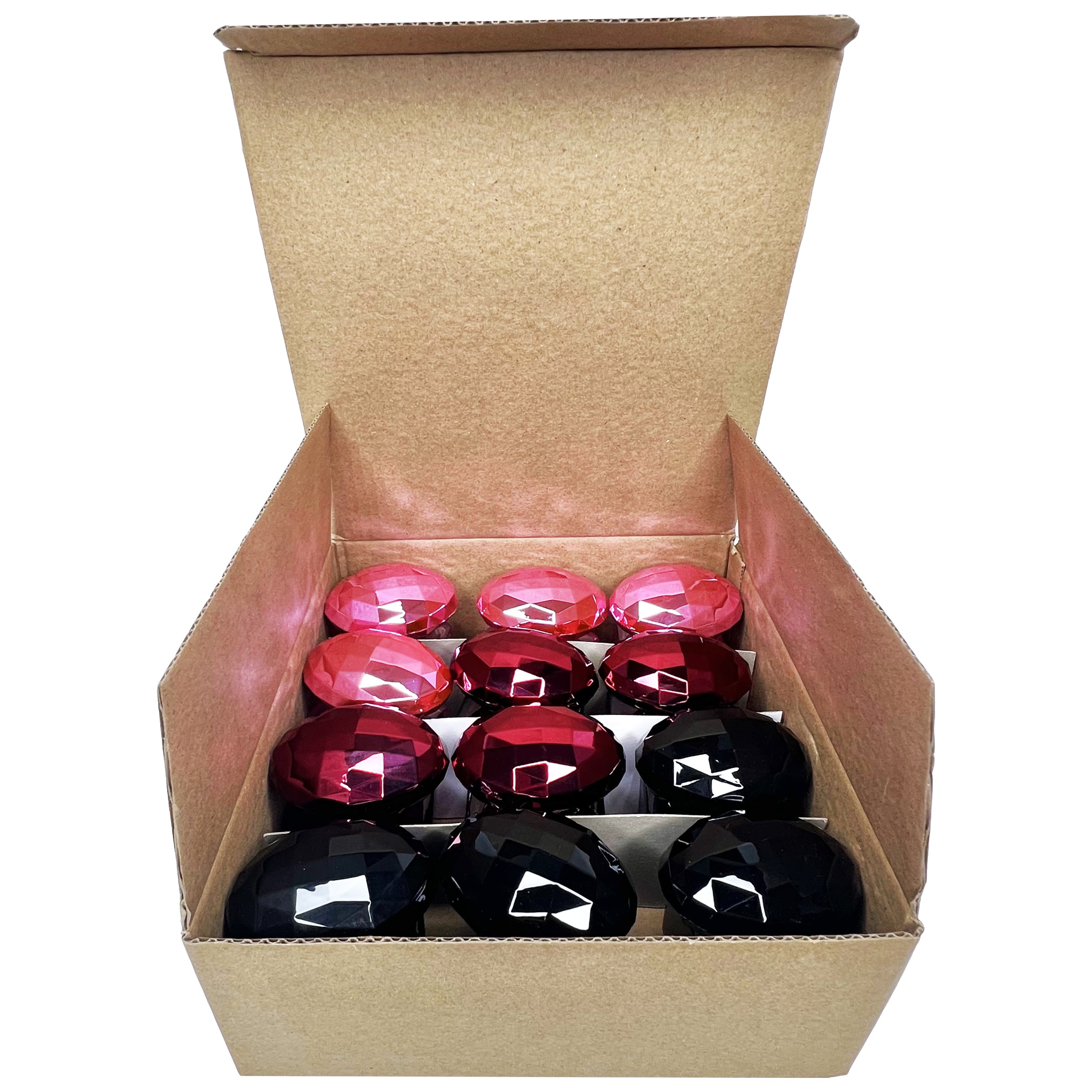 30ml 1oz 3 colors glass gemstone lids perfume spray bottles