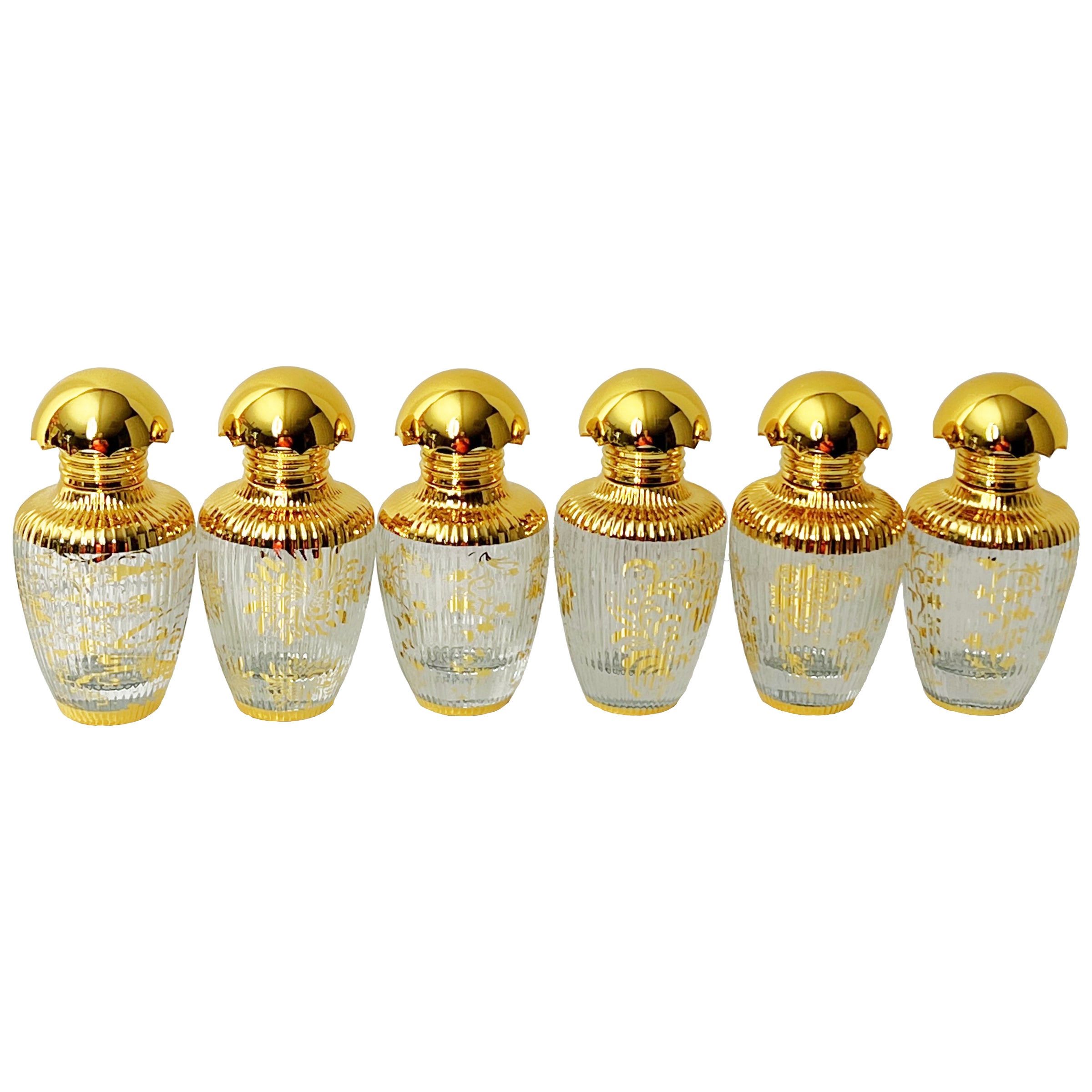 50ml 1.7oz oriental vase spray bottle uv gold umbrella lid
