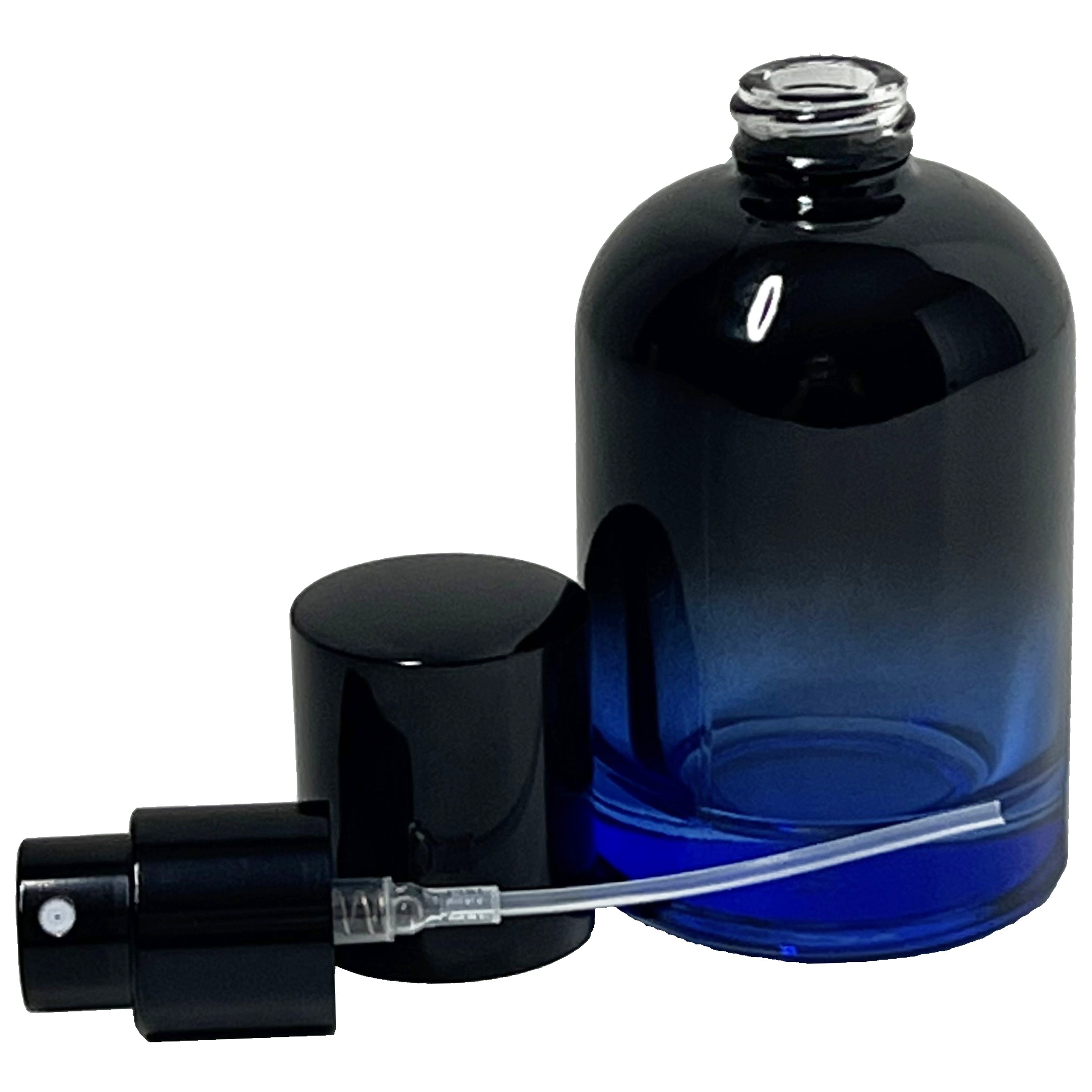 30ml 1oz Boston Round 6 colors Gradient Black perfume spray bottles