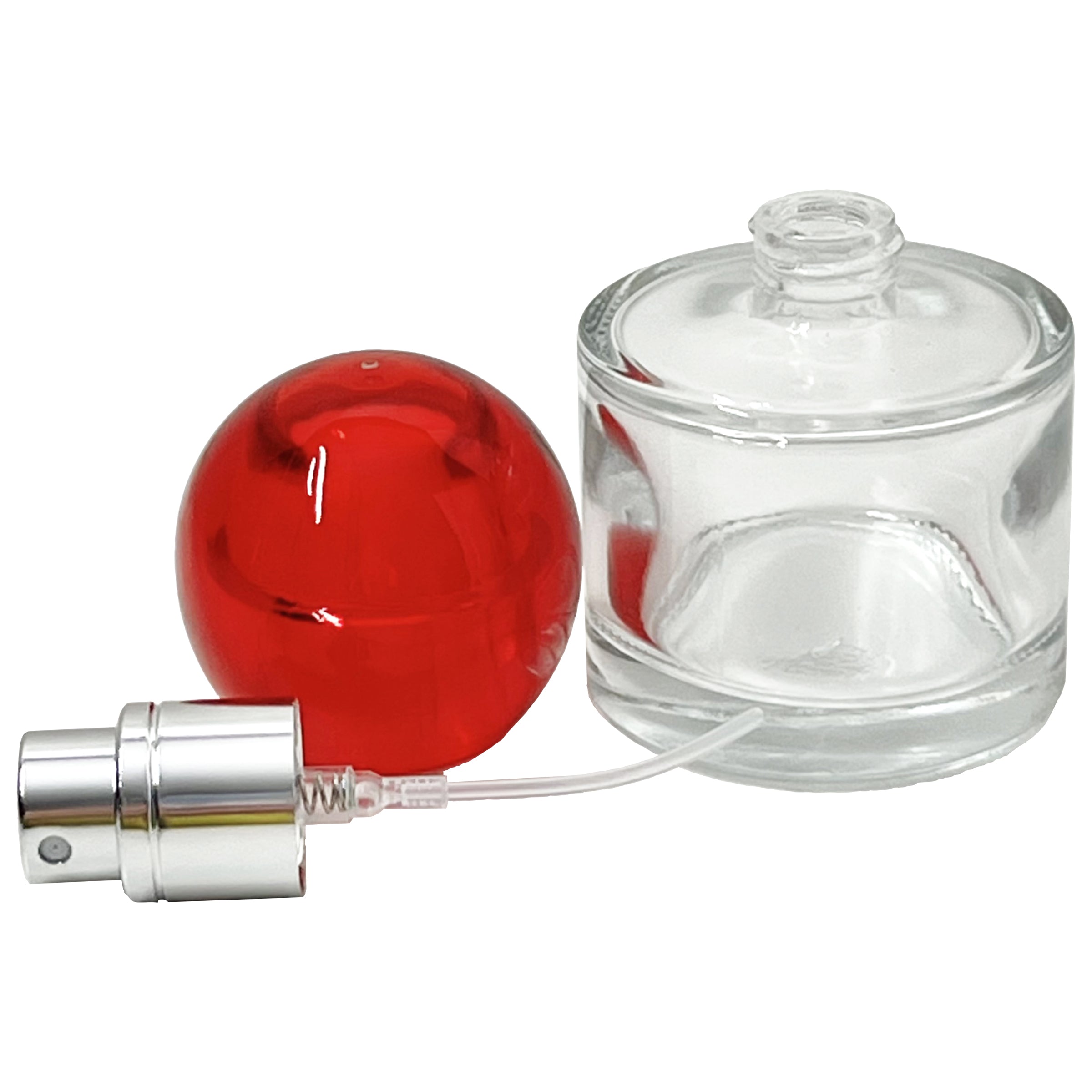 30ml 1oz round sphere cap perfume glass spray bottles