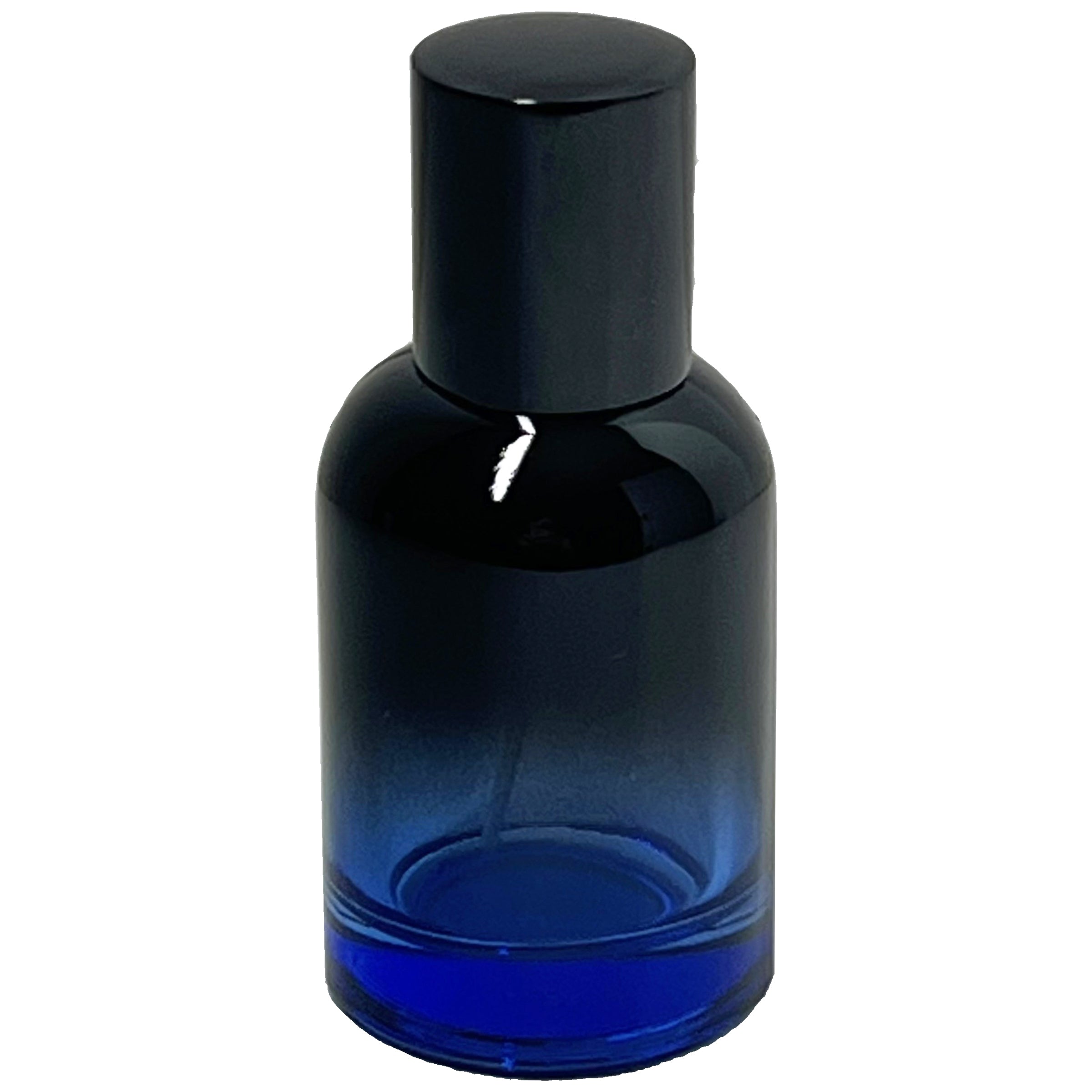30ml 1oz Boston Round 6 colors Gradient Black perfume spray bottles