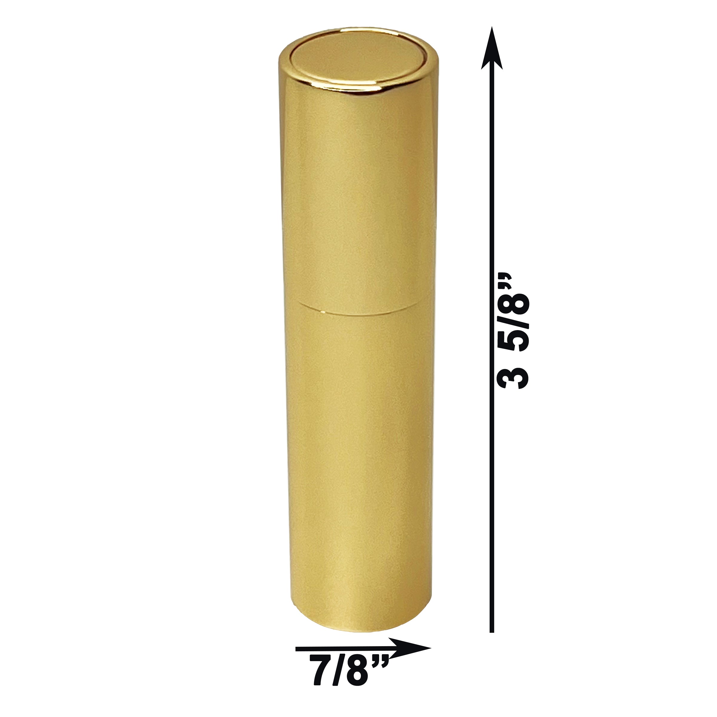 8ml UV electroplated twist aluminum glass spray bottles gold silver black