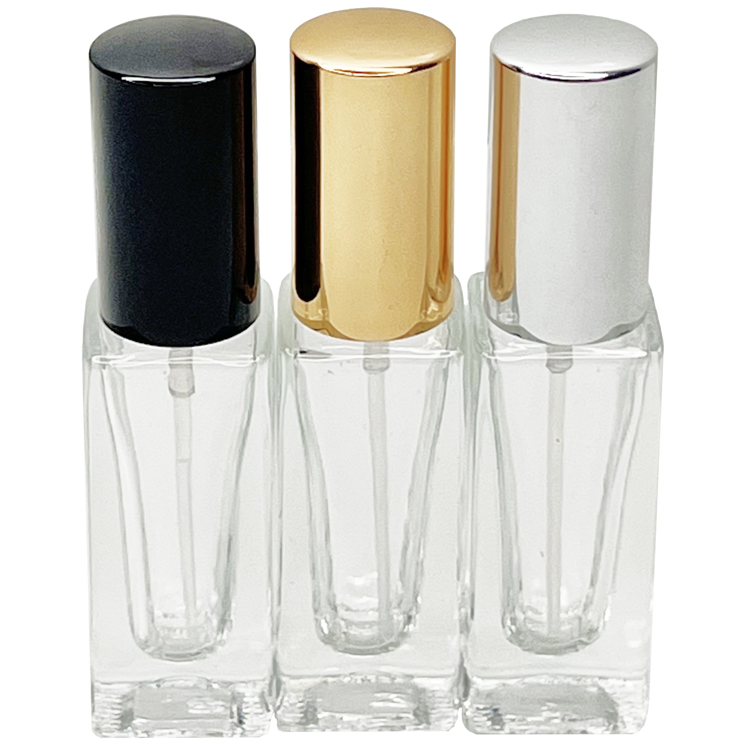6ml .2oz Thick Glass mini perfume spray bottles 3 pack samples