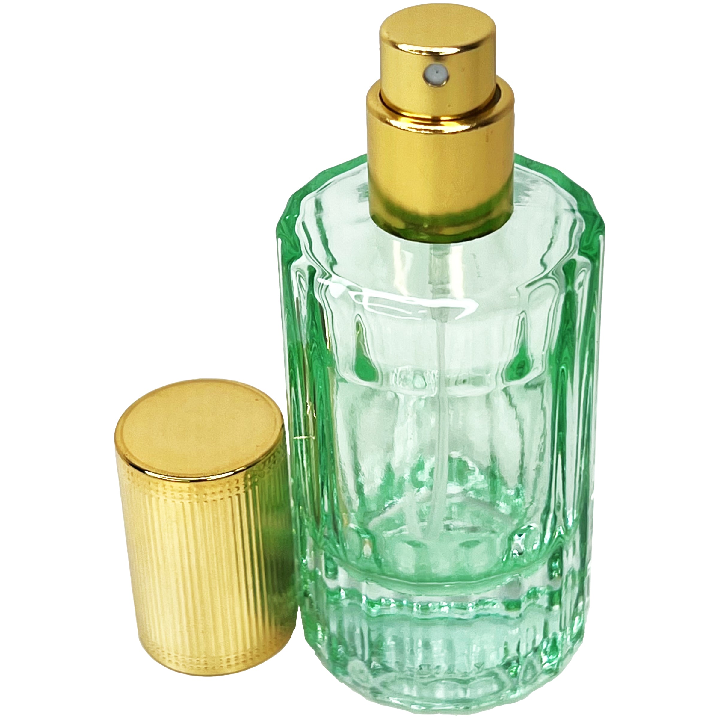 30ml 1oz colored glass cylinder perfume spray bottles