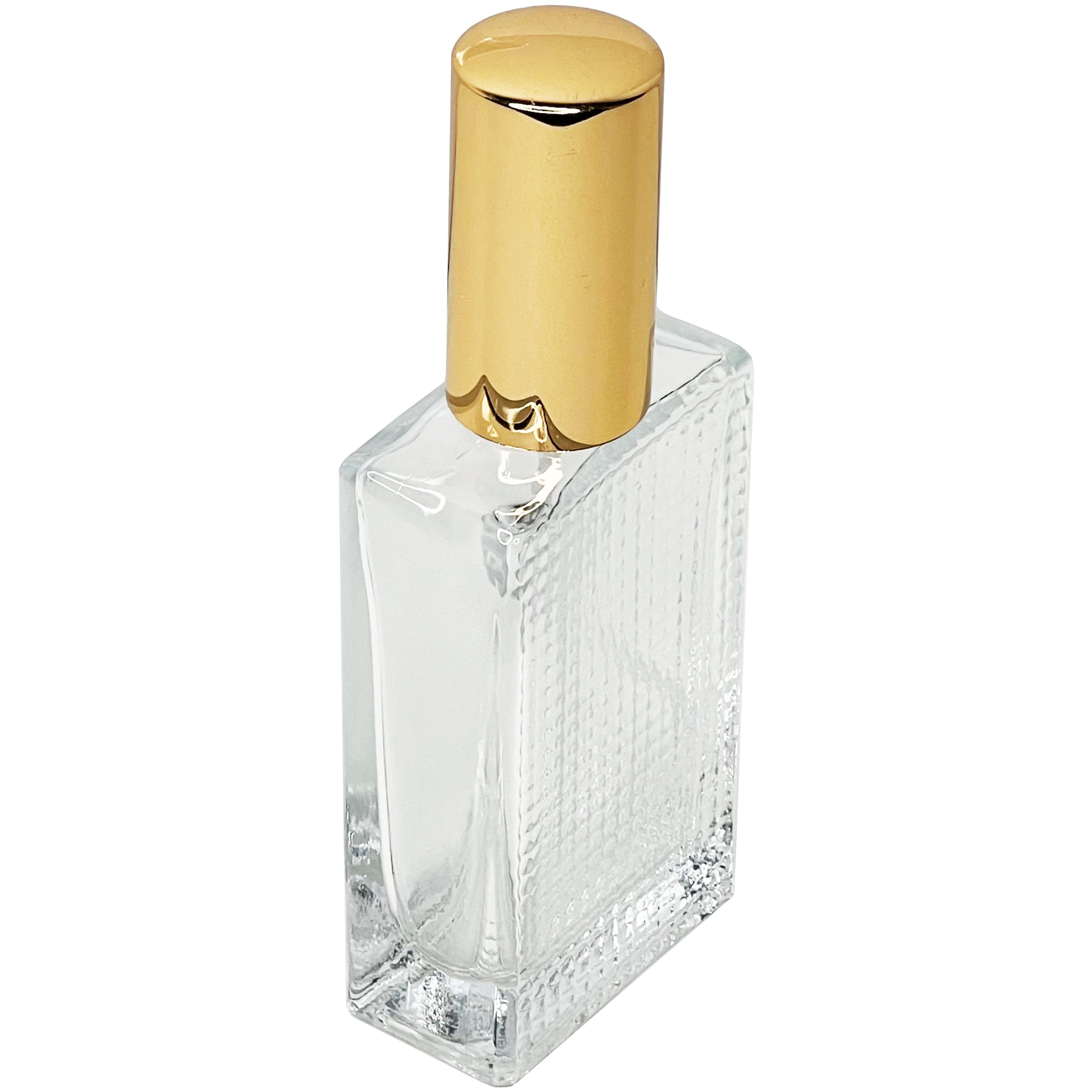 50ml 1.7oz grid glass perfume spray bottles