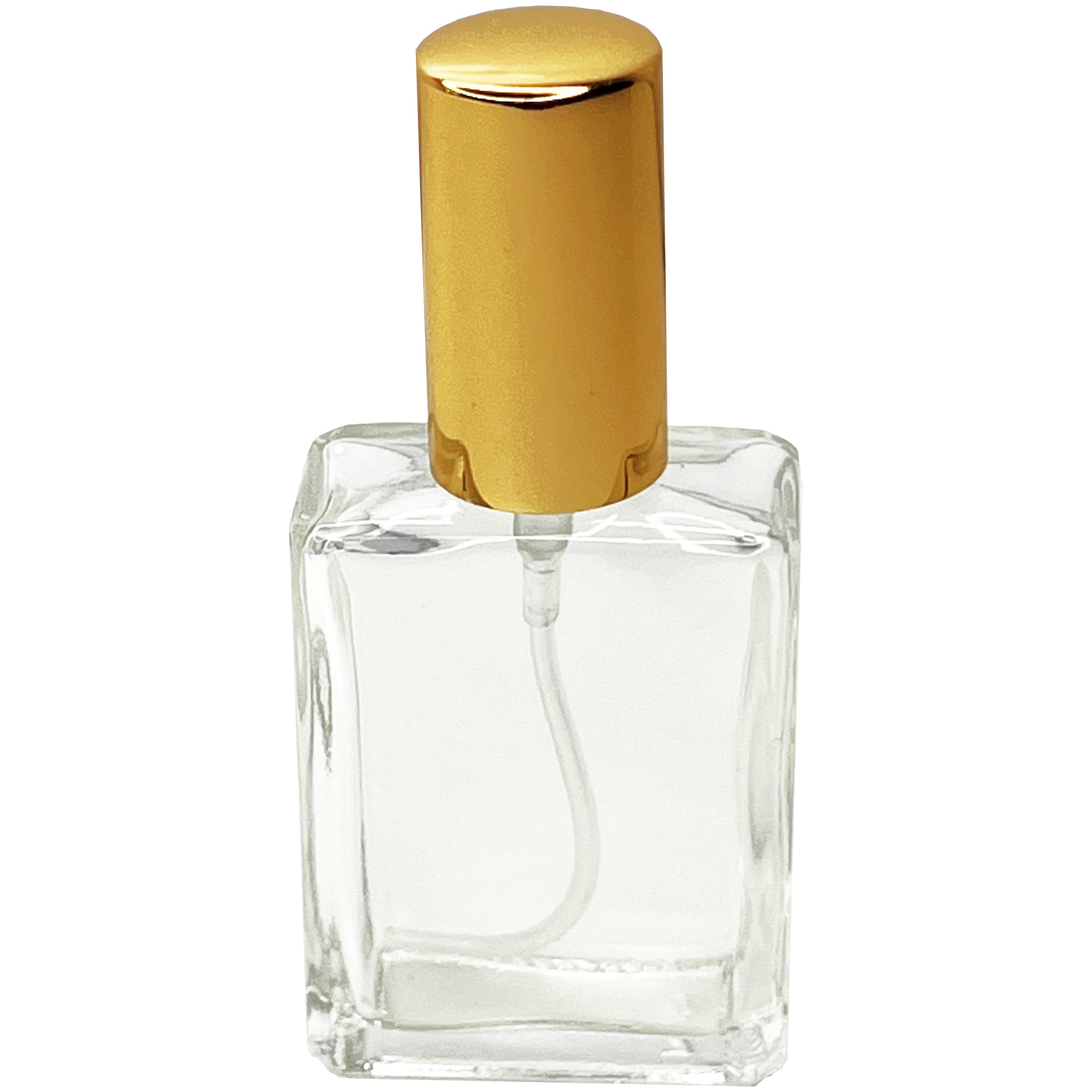 15ml 0.5oz Square Perfume Glass Spray Bottles Atomizers