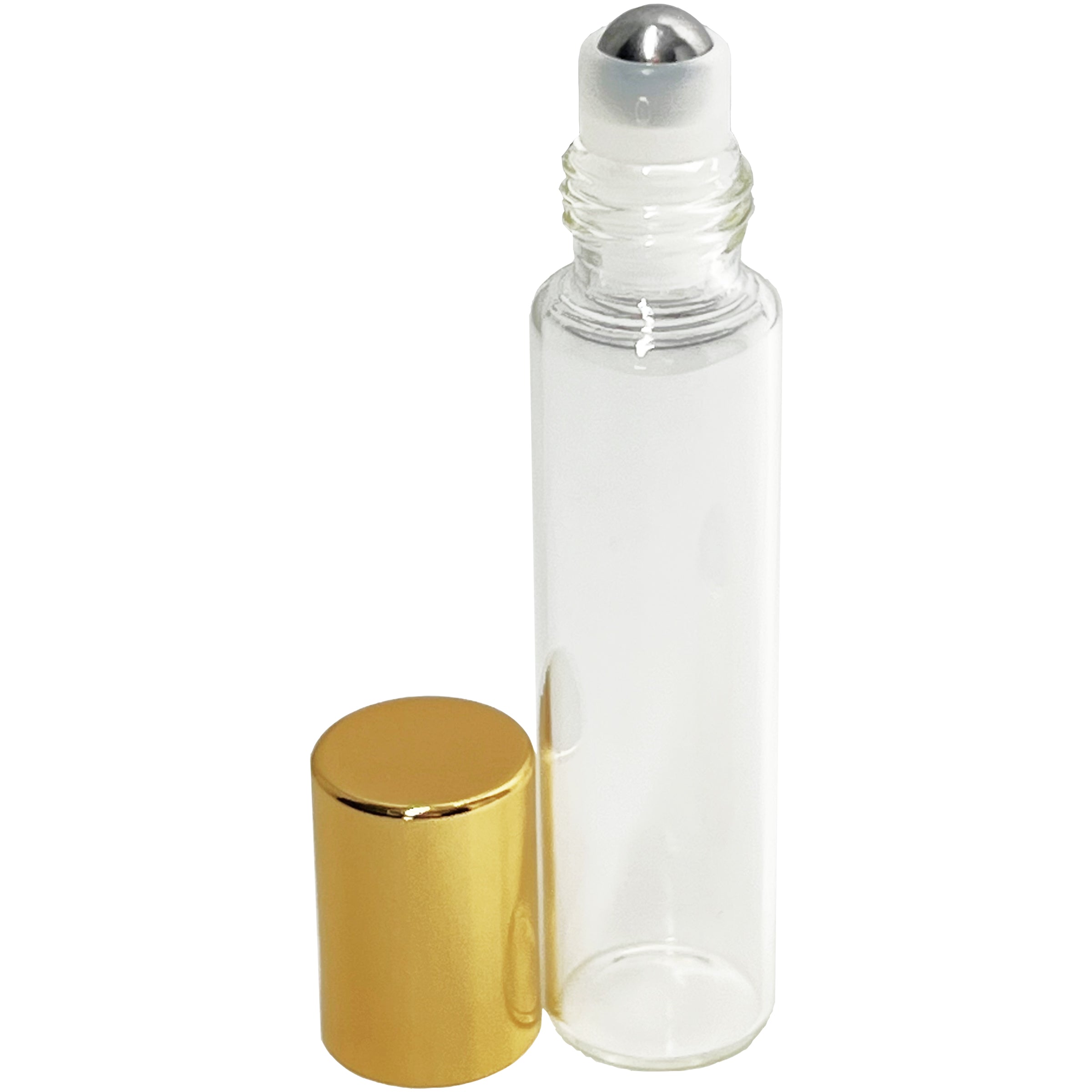 10ml 0.33oz glass tube roll on roller bottles for perfume oils