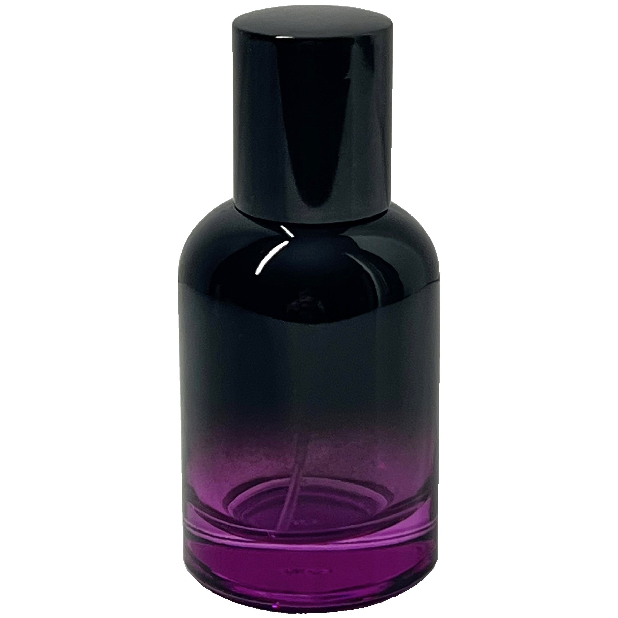 30ml 1oz Boston Round 6 colors Gradient Black perfume spray bottles