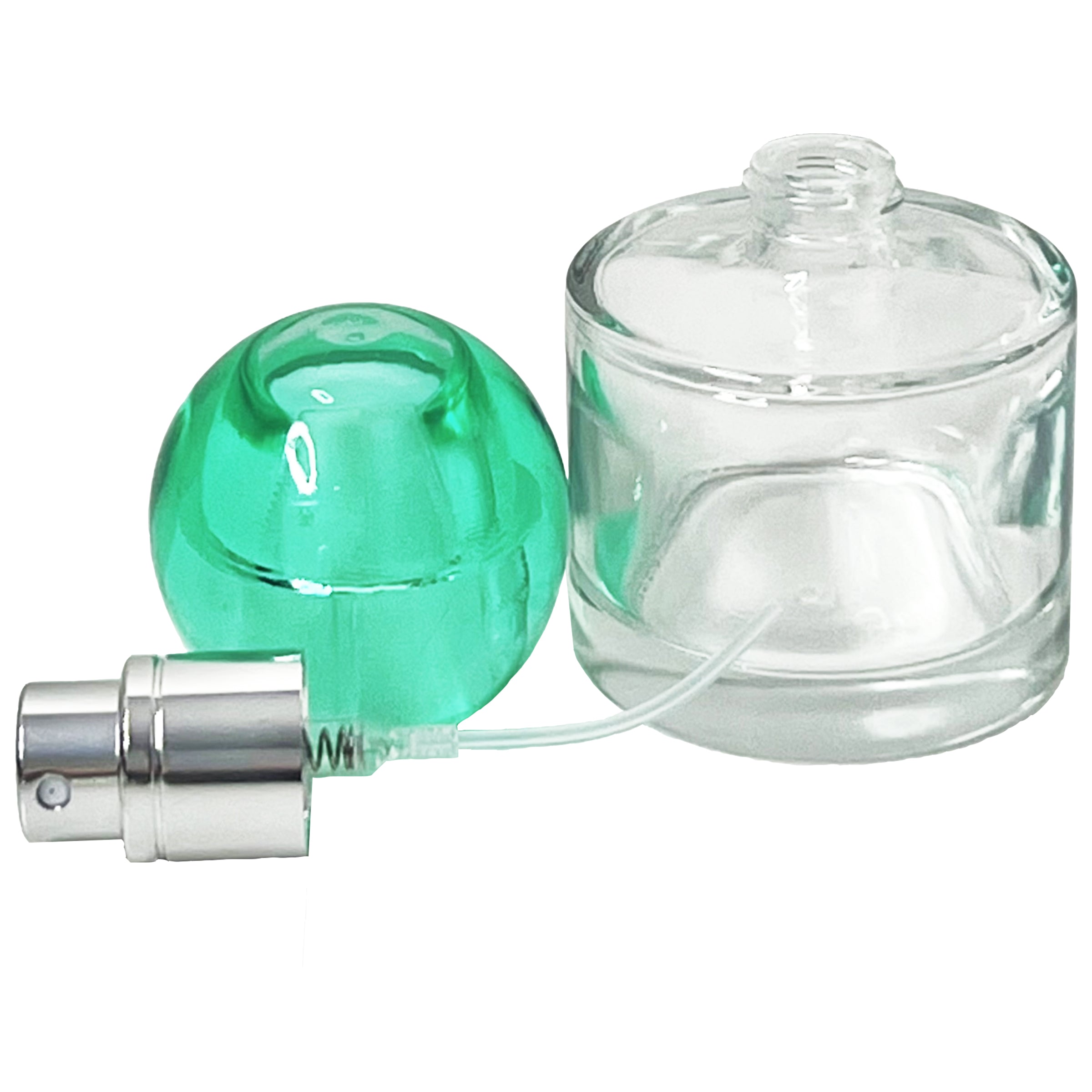 30ml 1oz round sphere cap perfume glass spray bottles