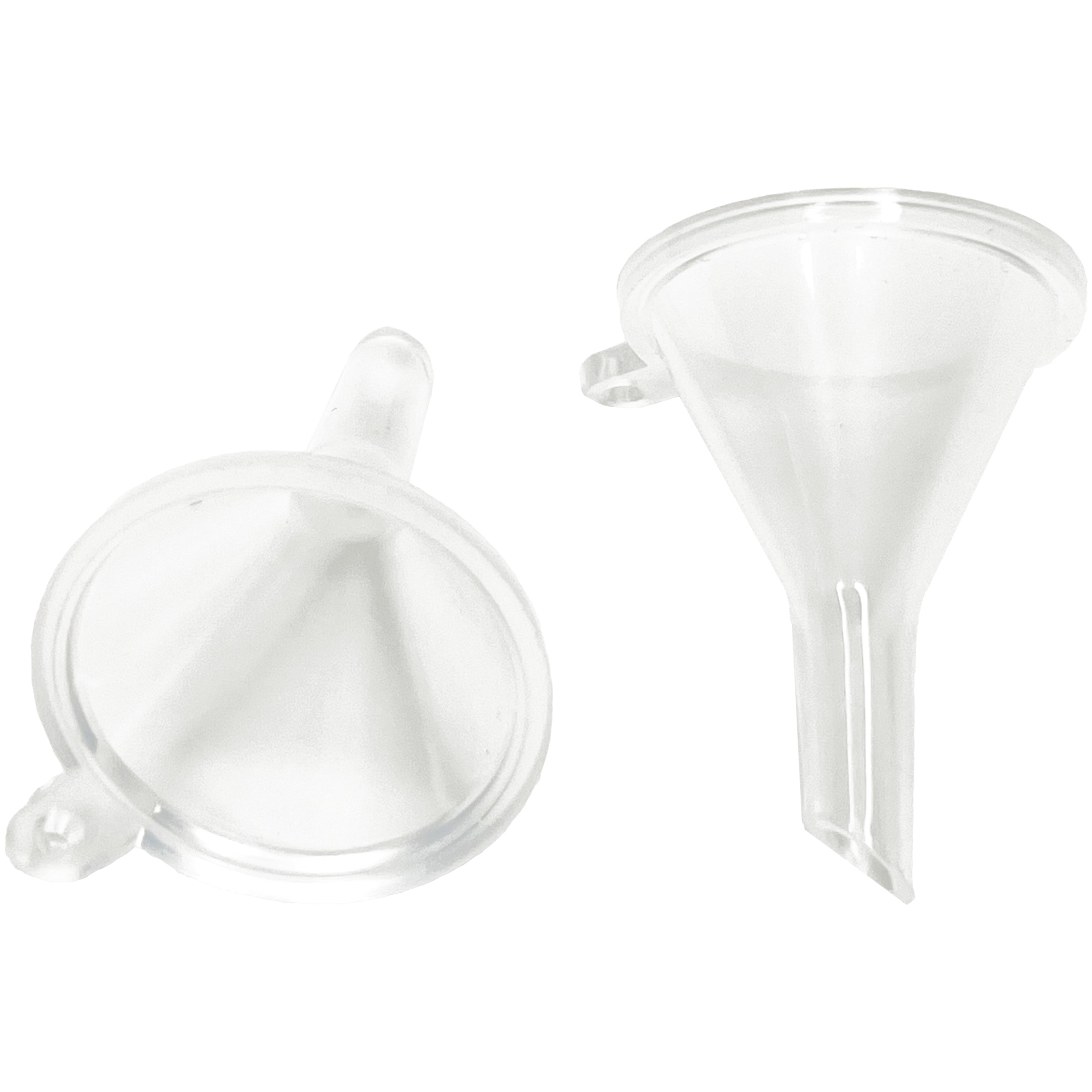 Mini plastic funnels