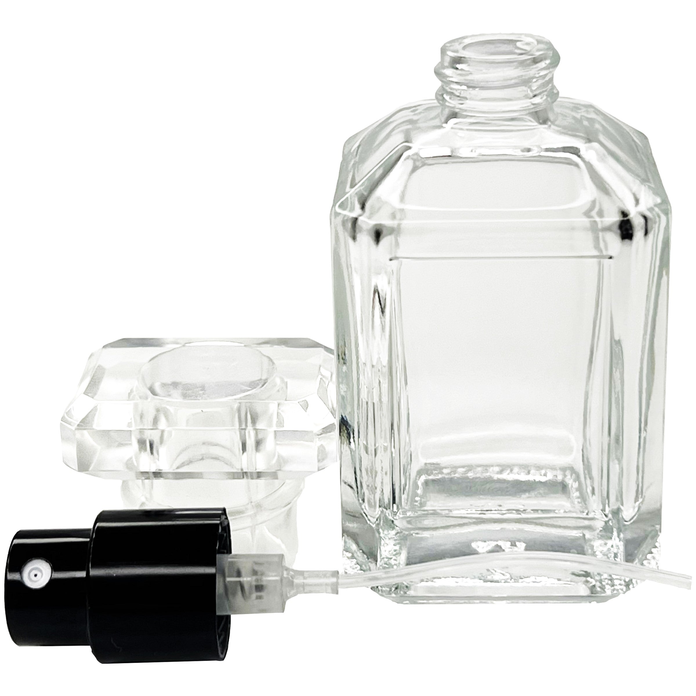 30ml 1oz beveled glass perfume spray bottles