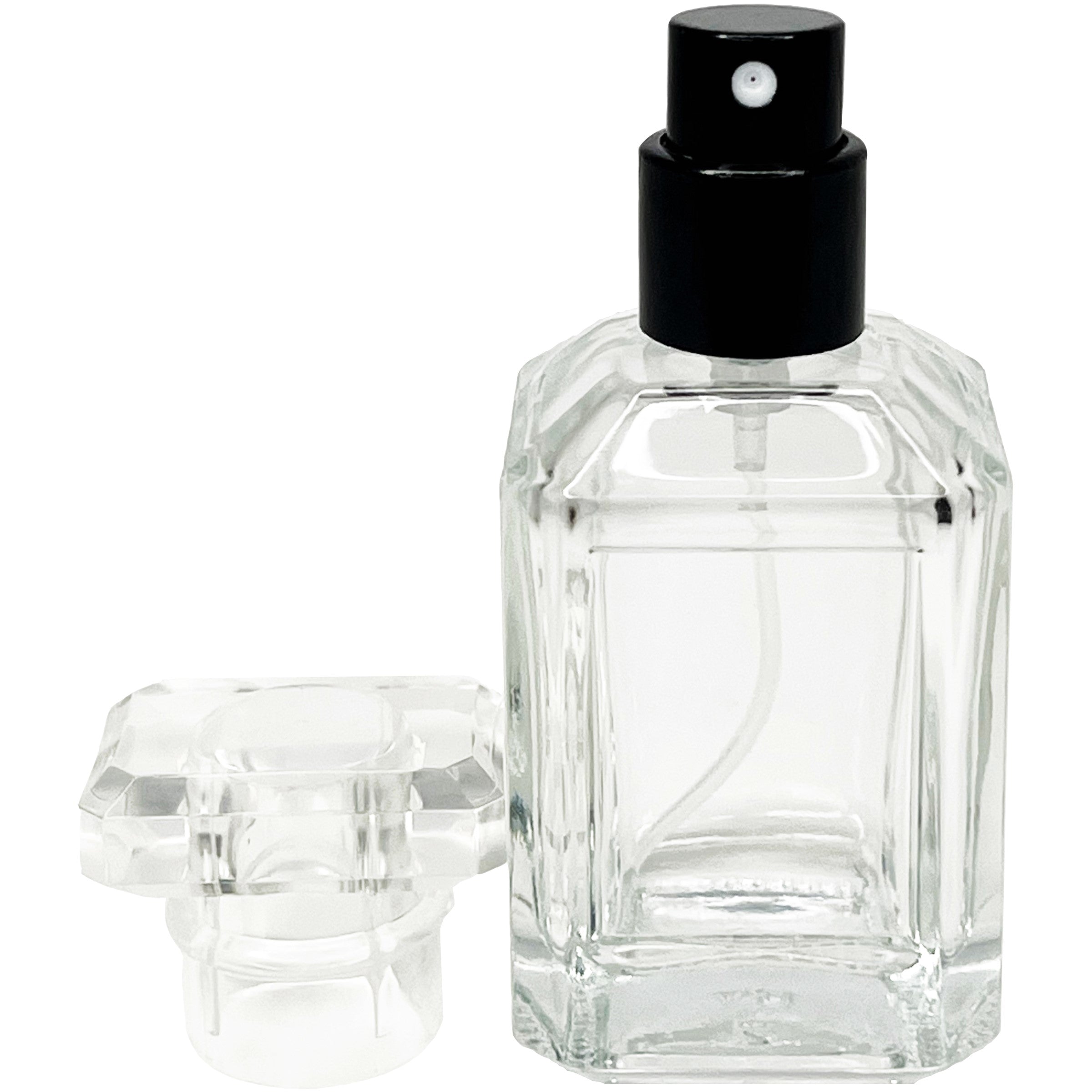 30ml 1oz beveled glass perfume spray bottles