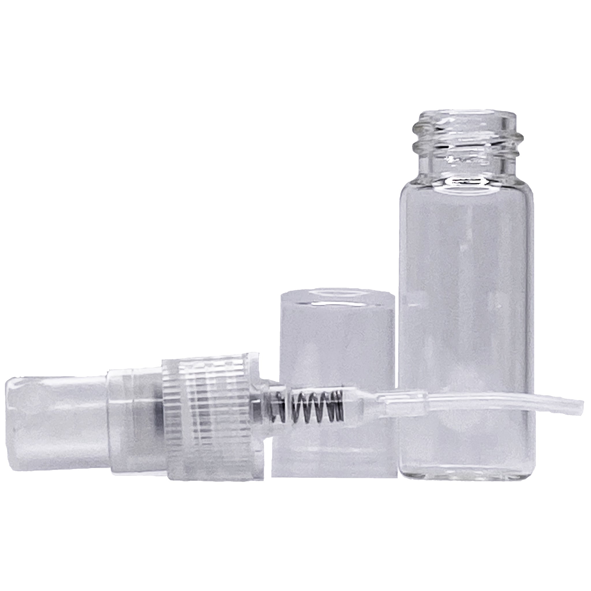 3ml 0.1oz Perfume Glass Spray Bottles Clear Atomizers