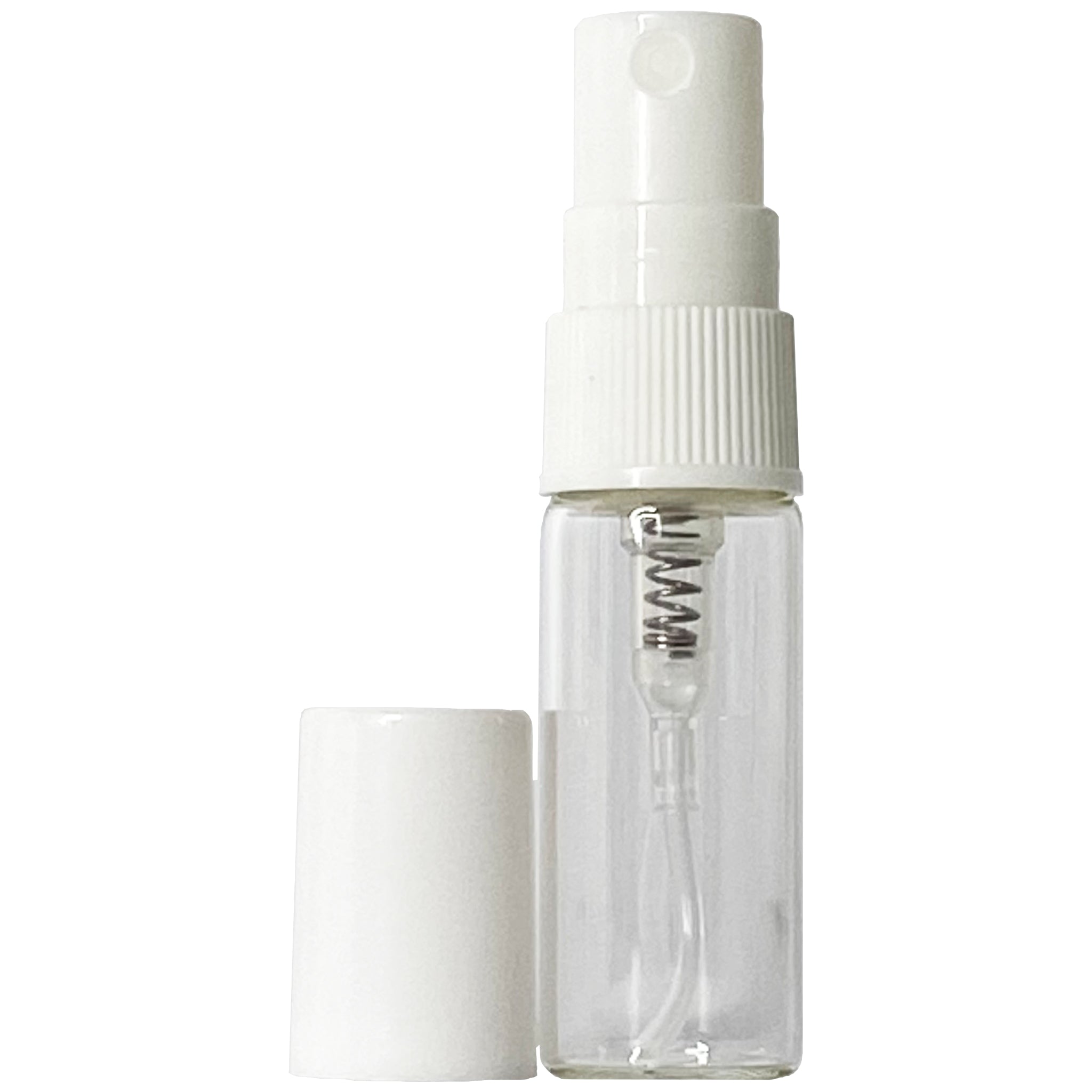 3ml 0.10oz Clear Perfume Glass Spray Bottles White Atomizers