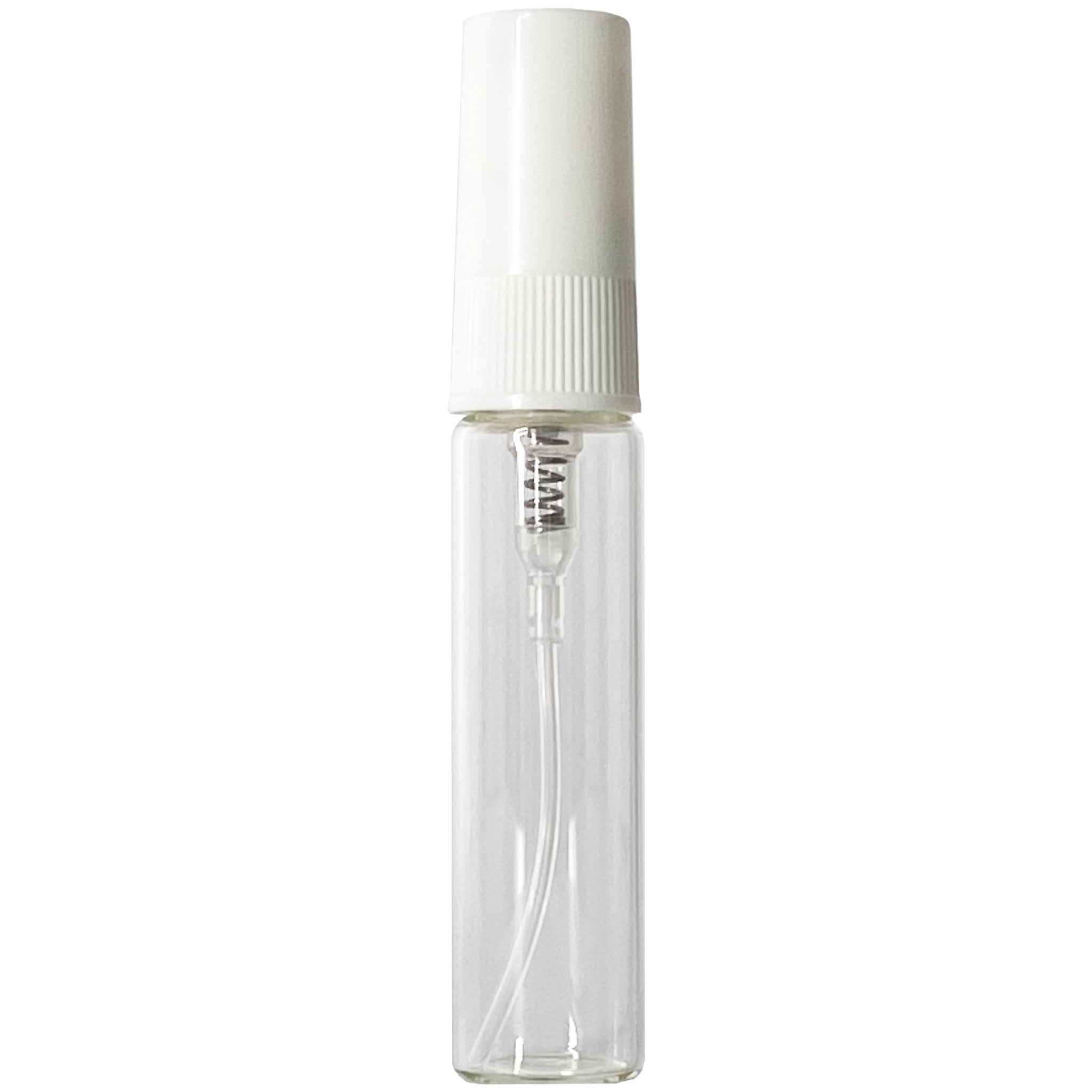 5ml 0.17oz Clear Perfume Glass Spray Bottles White Atomizers