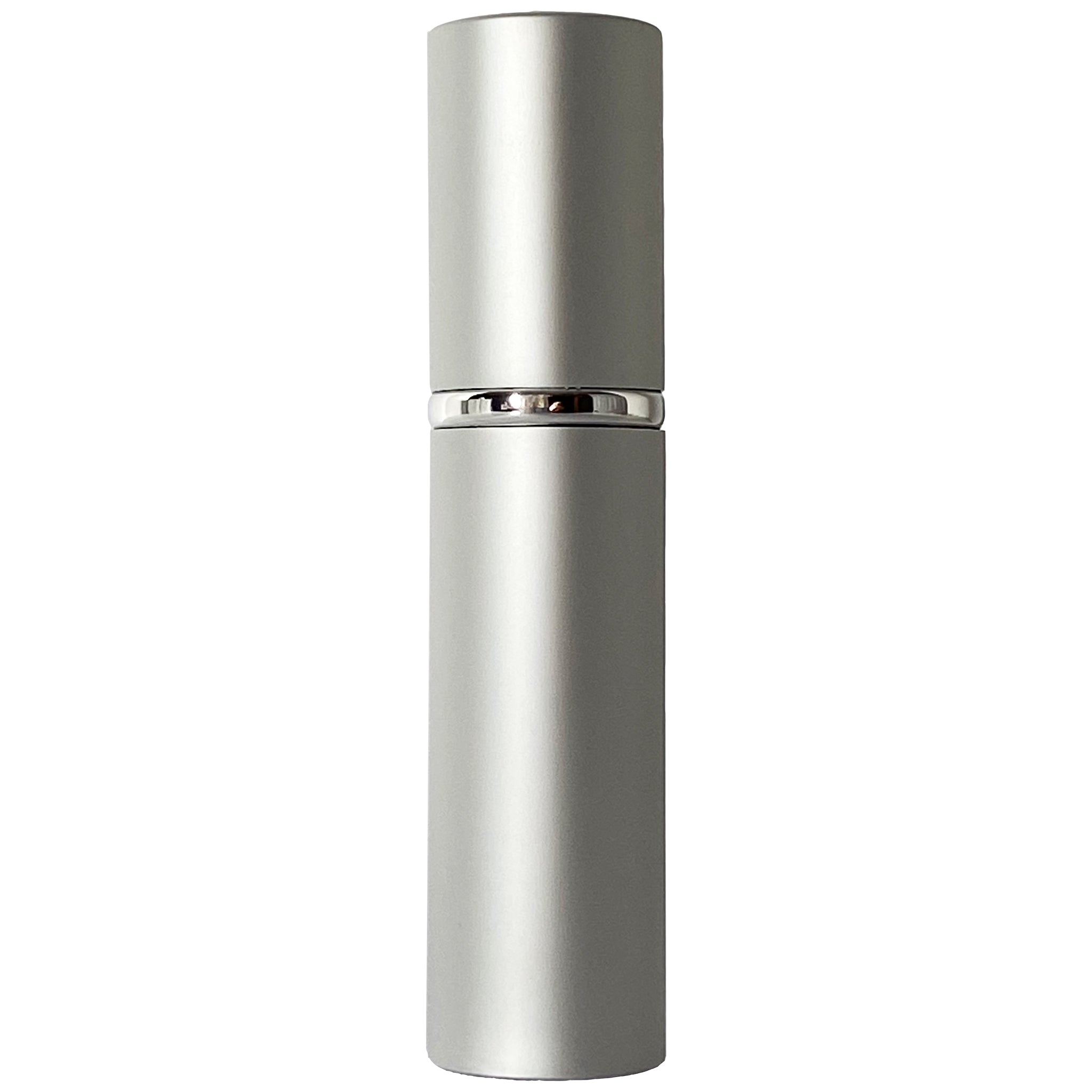 10ml 0.33oz Perfume Glass Spray Deluxe Bottles Silver Atomizers