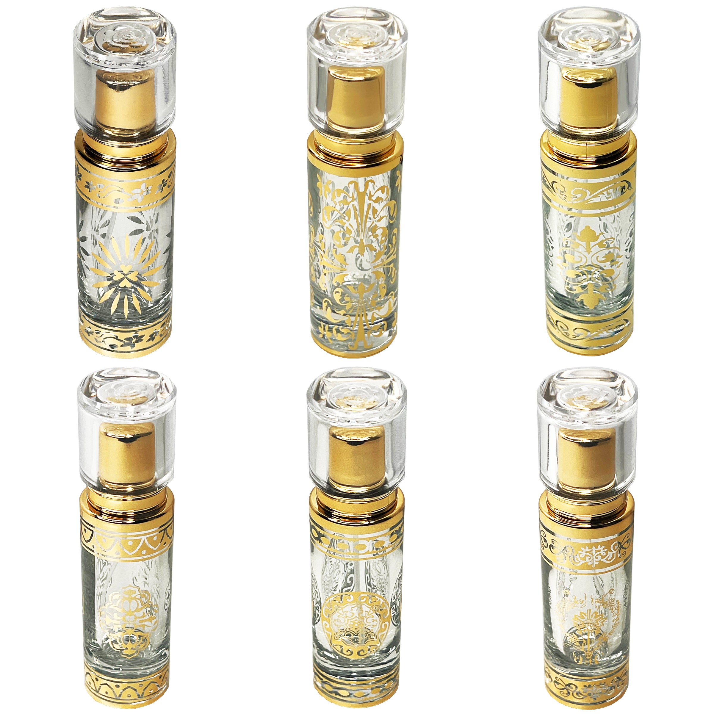 30ml 1oz oriental gold rose lid
