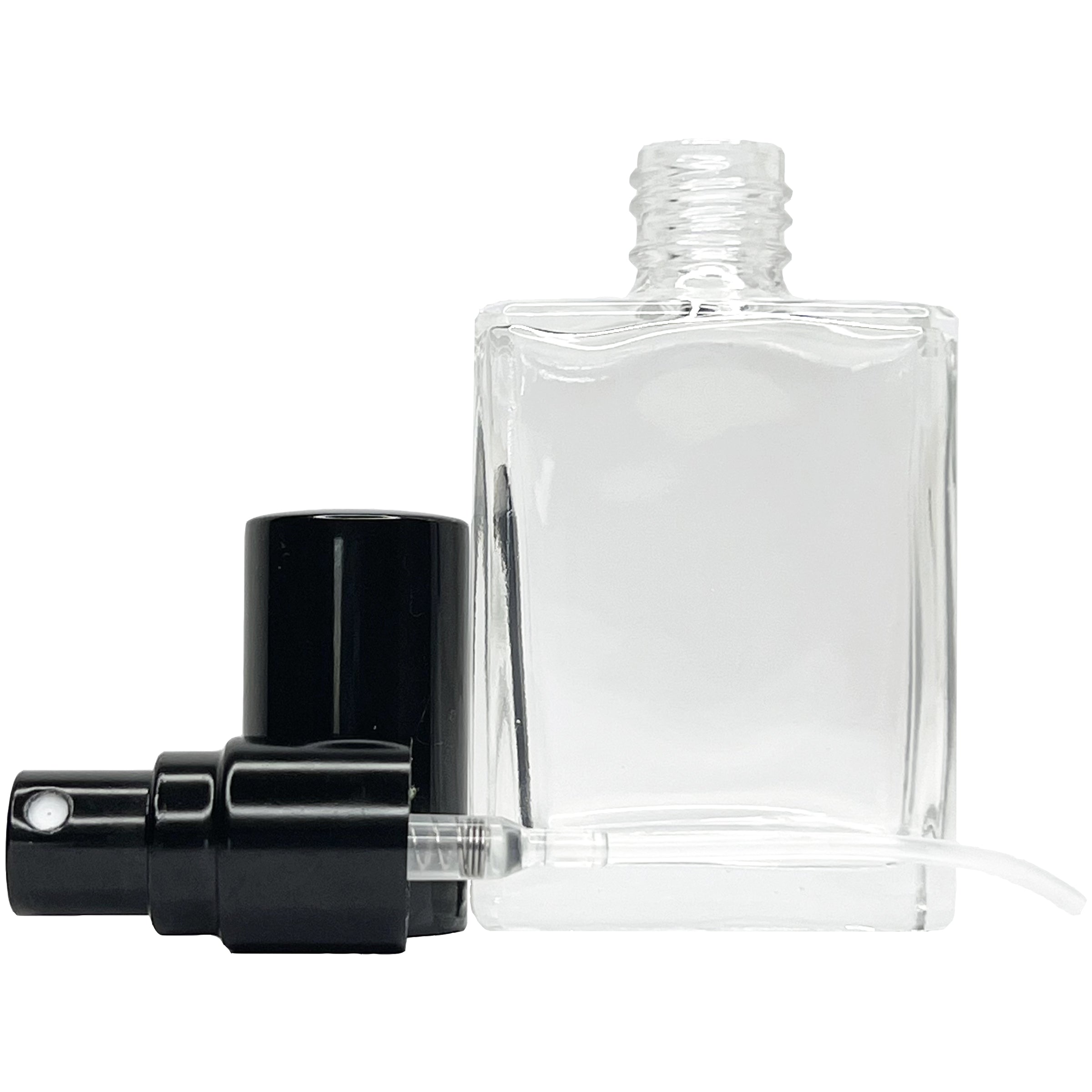 15ml 0.5oz Square Perfume Glass Spray Bottles Atomizers